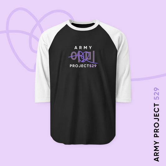 AP529 Logo Unisex 3/4-Sleeve Baseball Tee