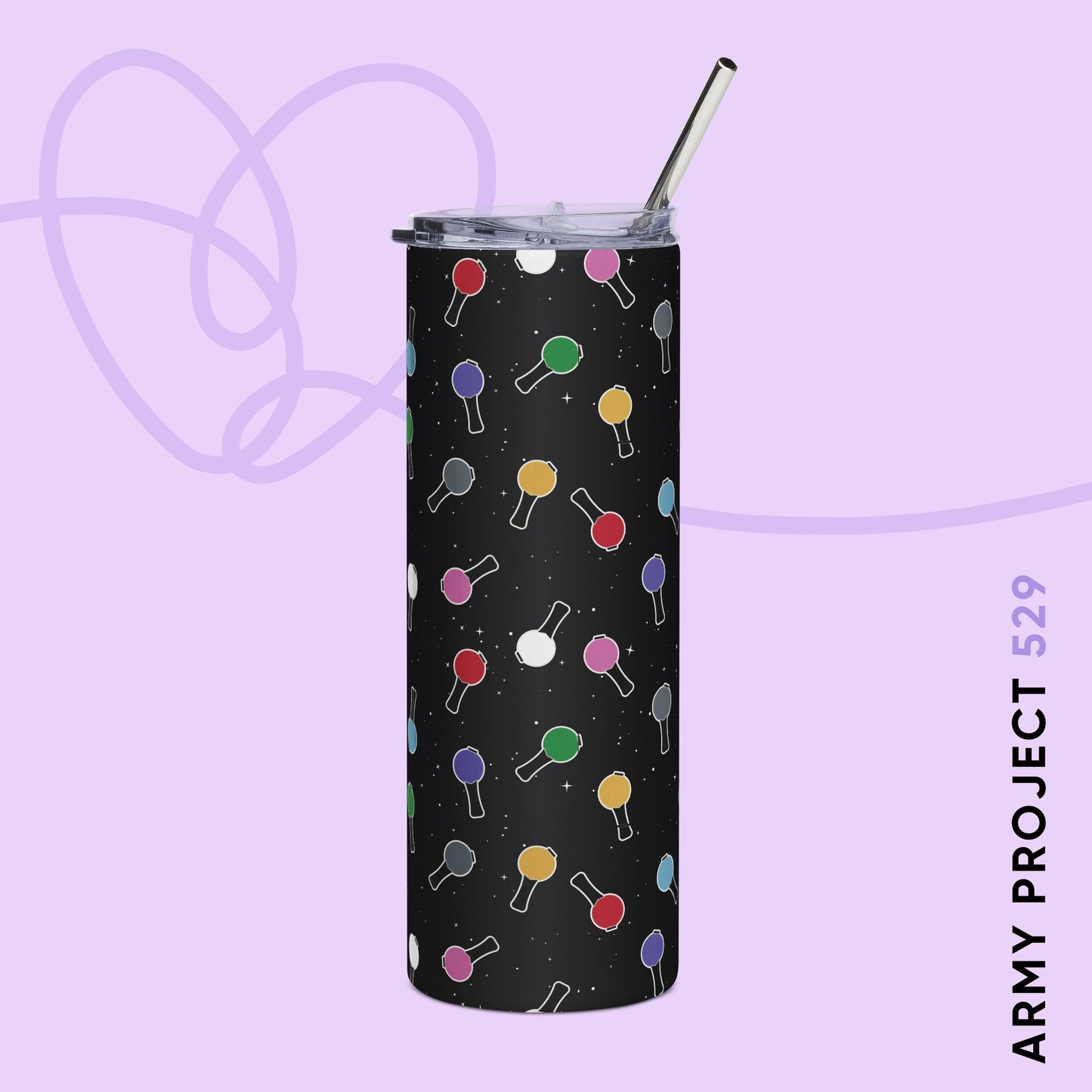 Ma City Map Lightstick Stainless Steel Tumbler, 20oz