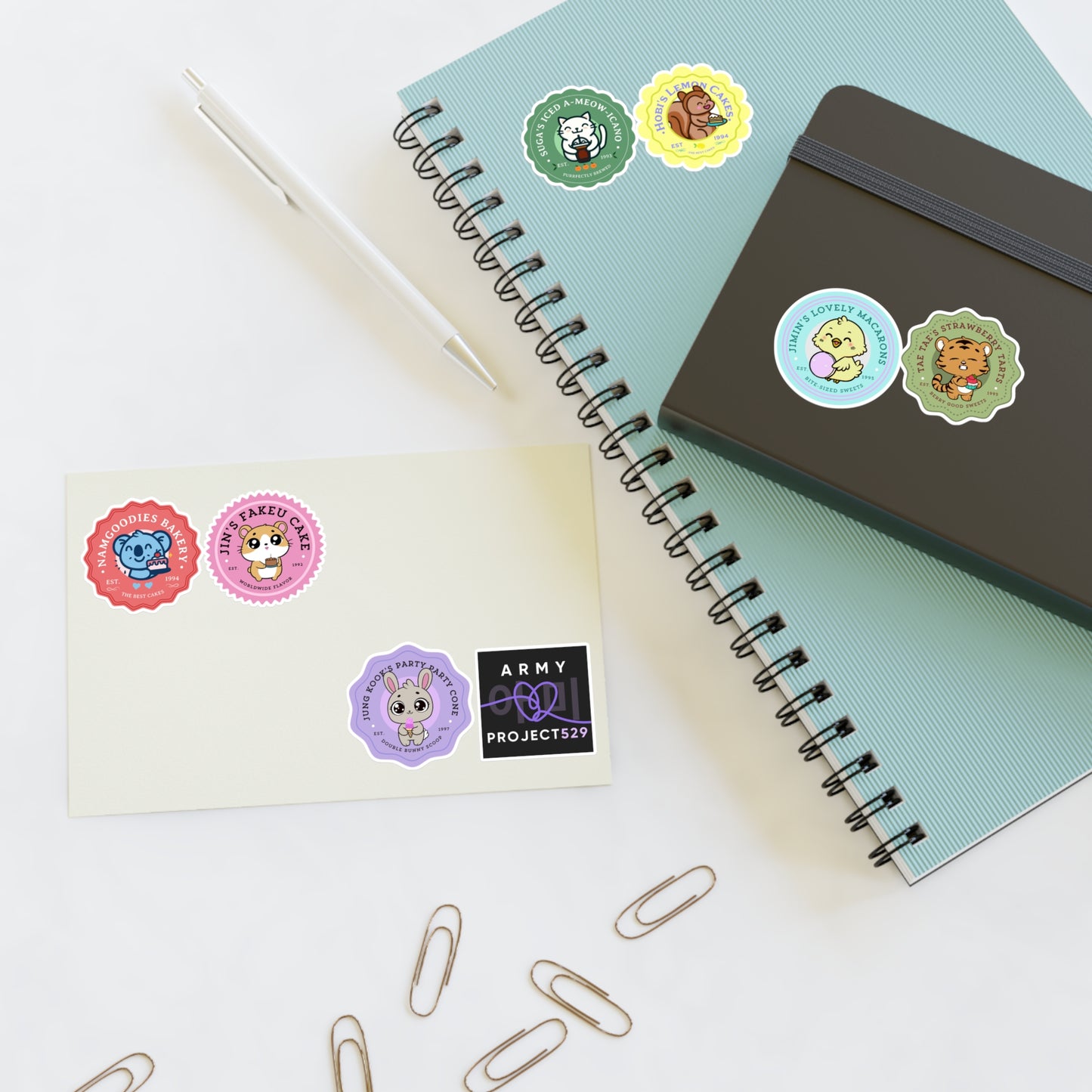 Bakery Series Vinyl Sticker Sheet
