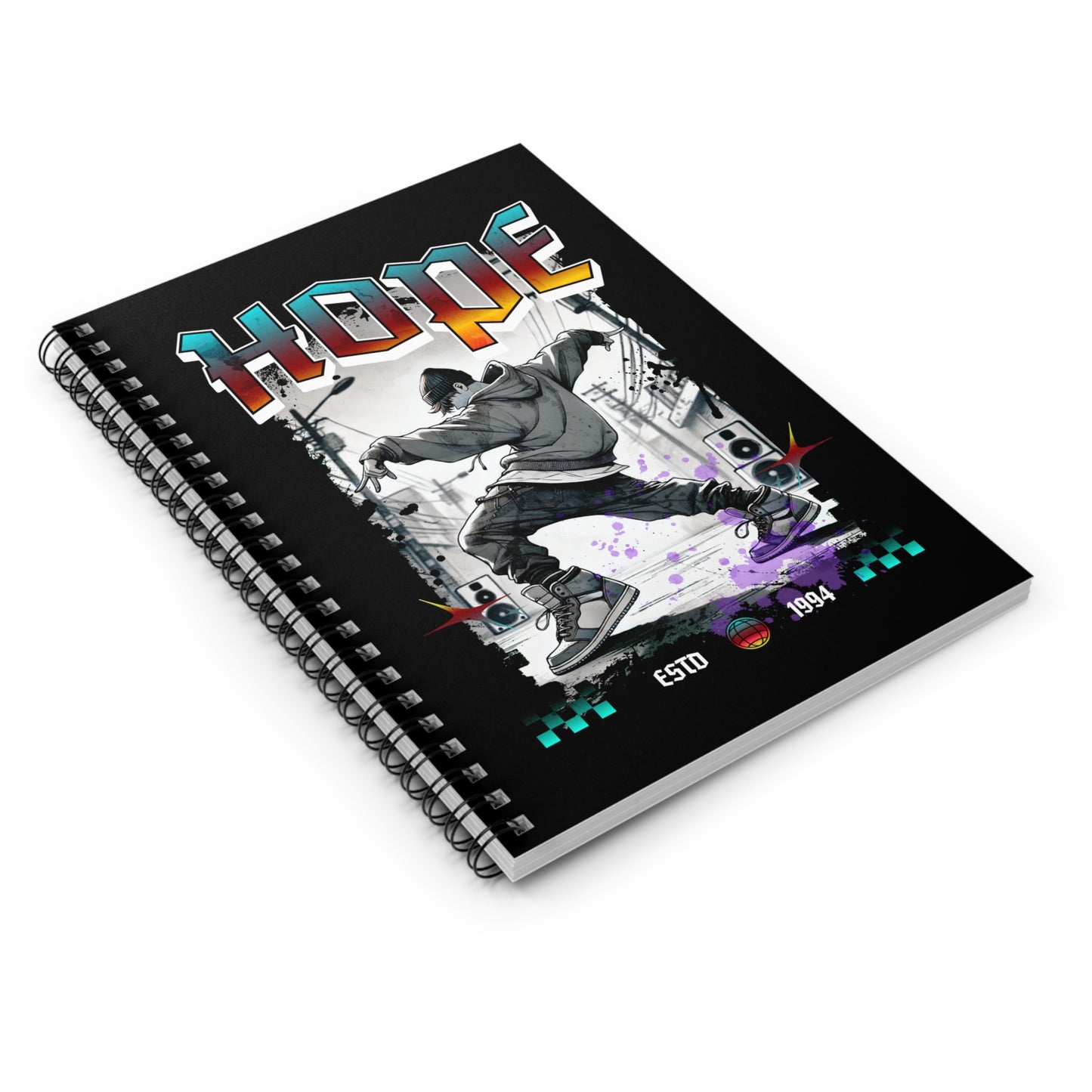 Hobi 1990s Retro Series Spiral Notebook
