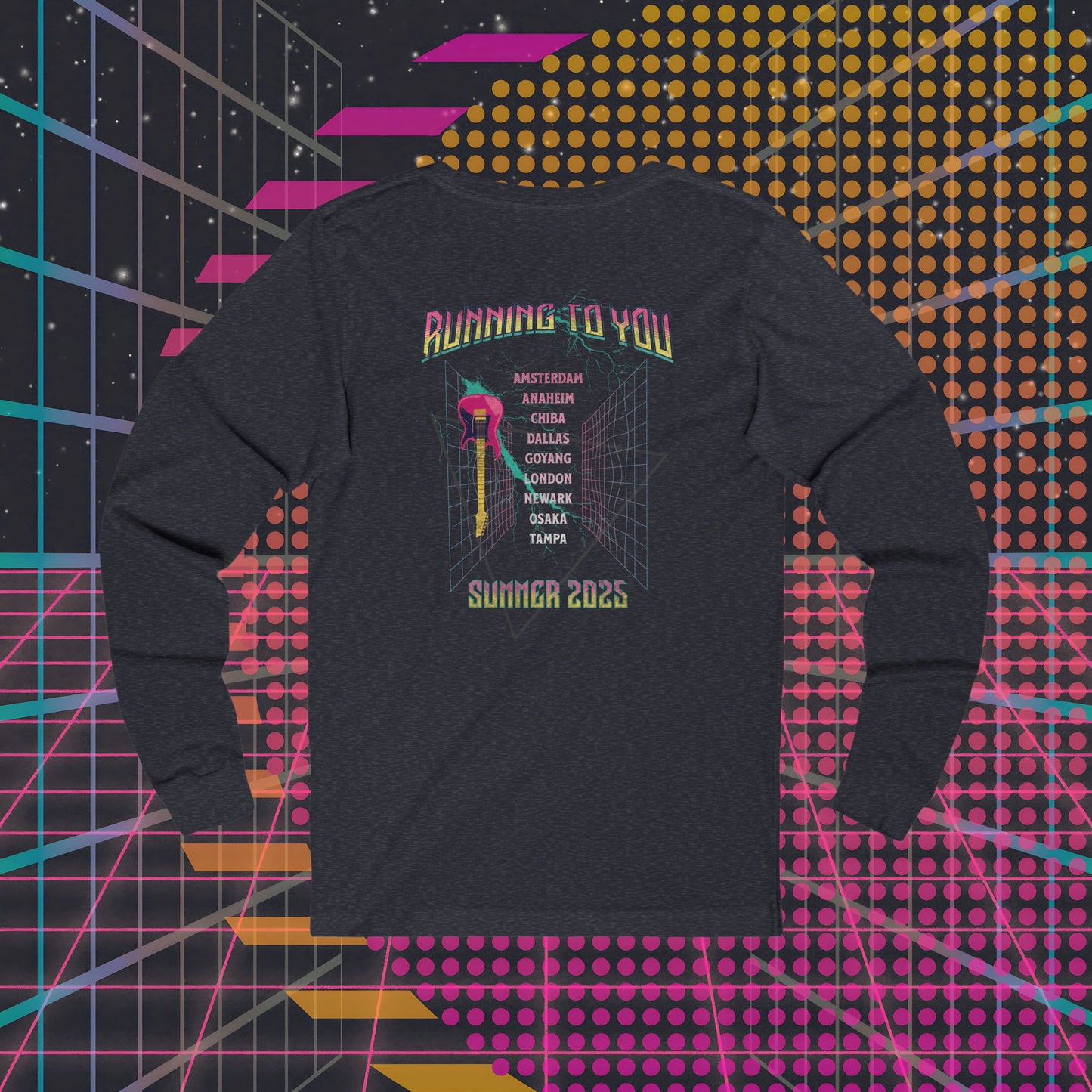 Jin Concert Long Sleeve Shirt - Fanmade BTS Merch - Running To You - Unisex Jersey T-Shirt