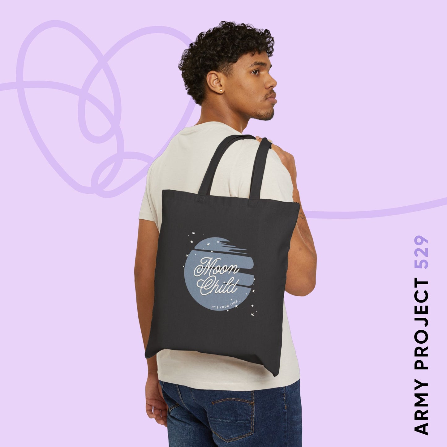 Moonchild Cotton Canvas Tote Bag