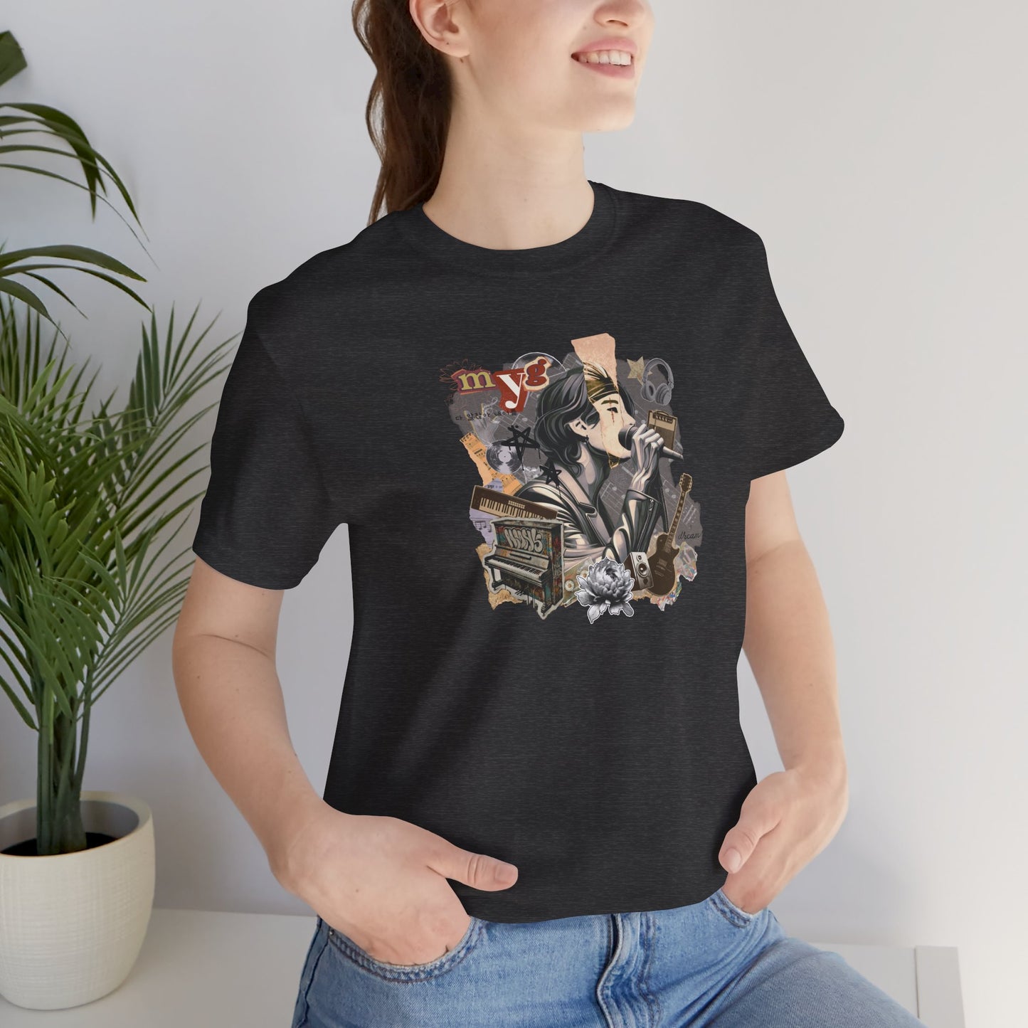 Yoongi Retro 2010s Unisex Jersey Short Sleeve Tee