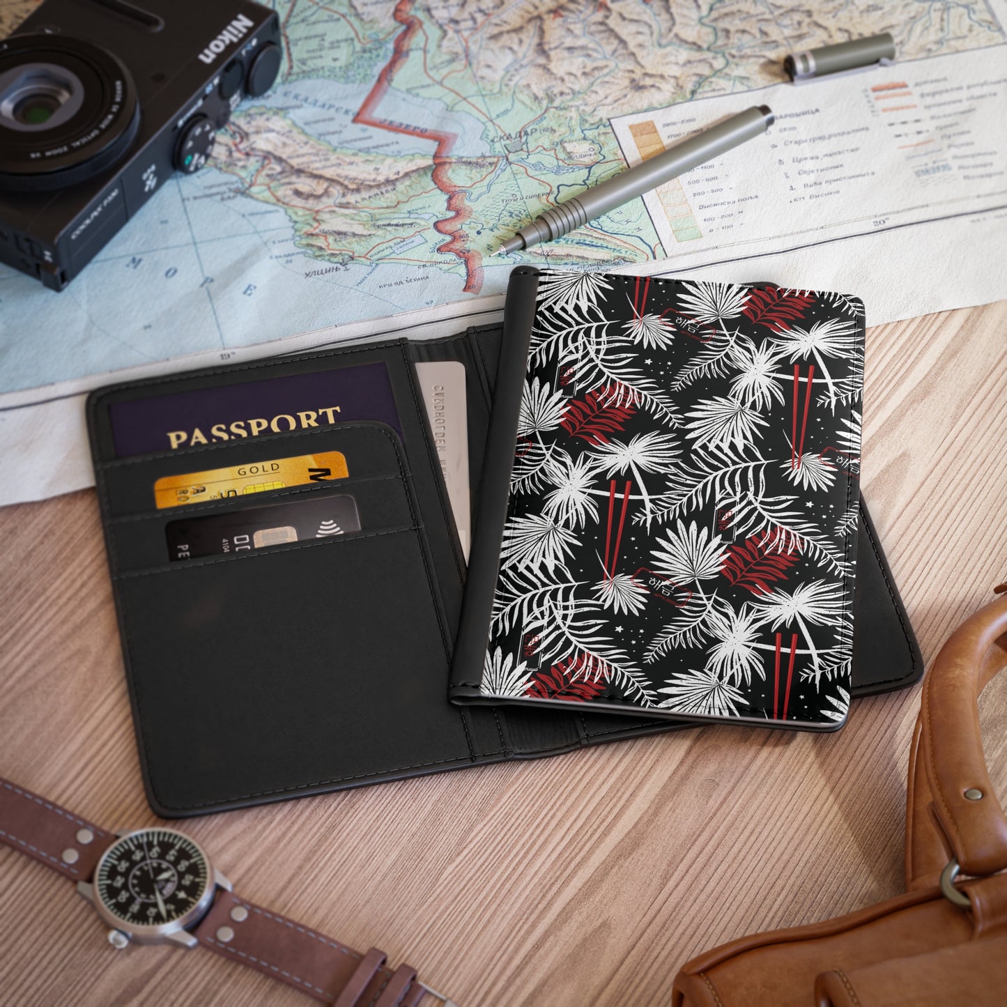 Tropical Chopsticks Passport Cover