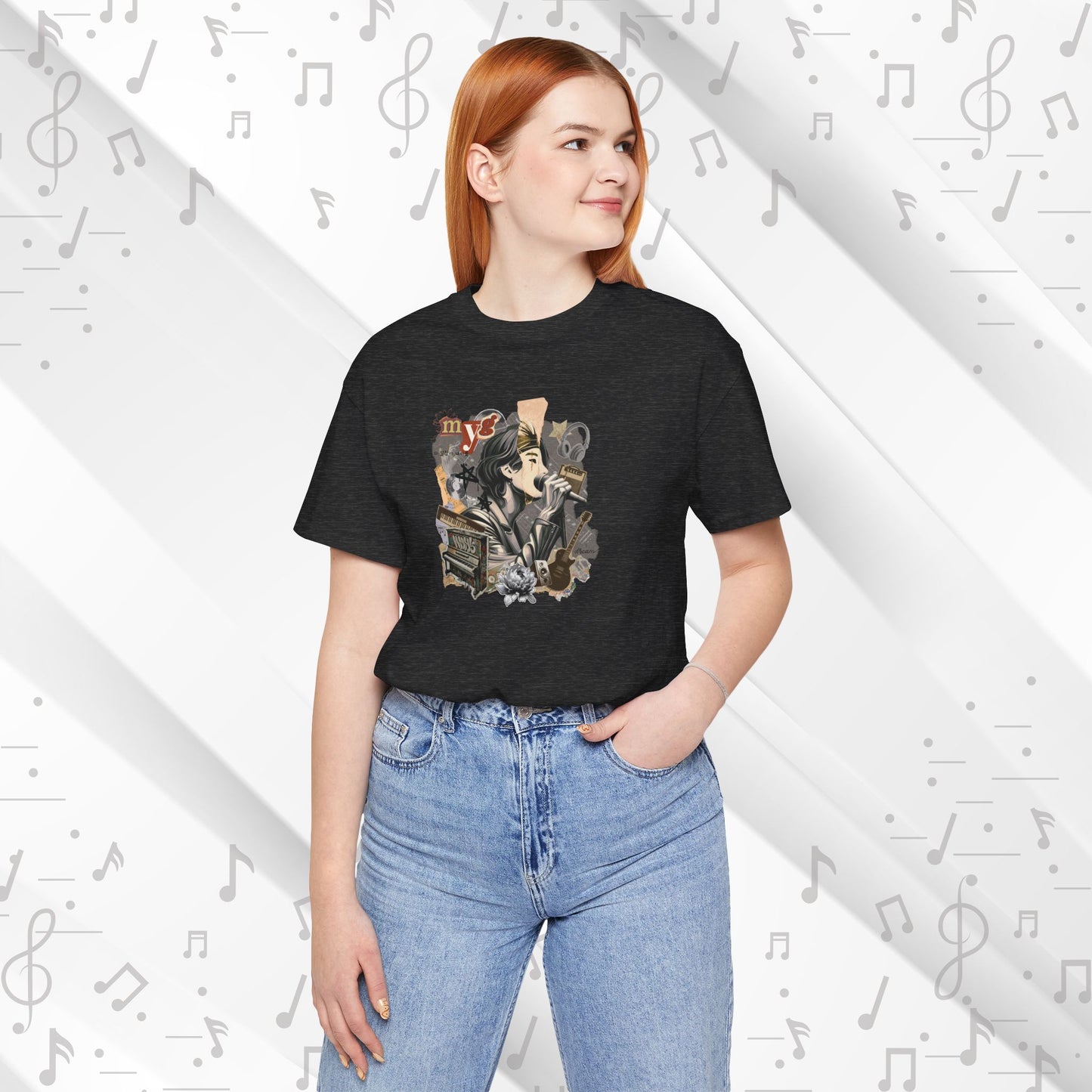 Yoongi Retro 2010s Unisex Jersey Short Sleeve Tee