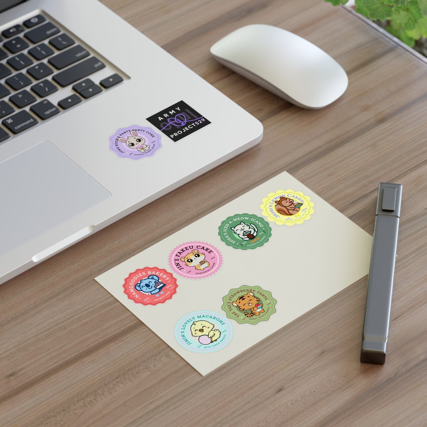 Bakery Series Vinyl Sticker Sheet