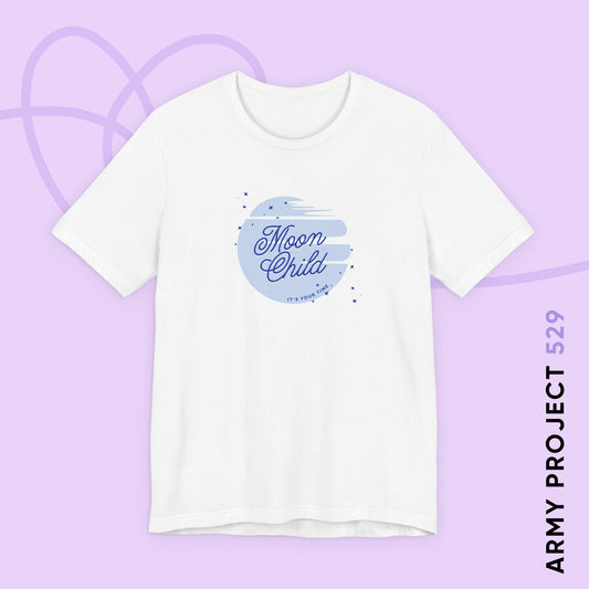 Namjoon Short Sleeve Shirt - Moonchild - Fanmade BTS Merch - Soft Unisex T-Shirt