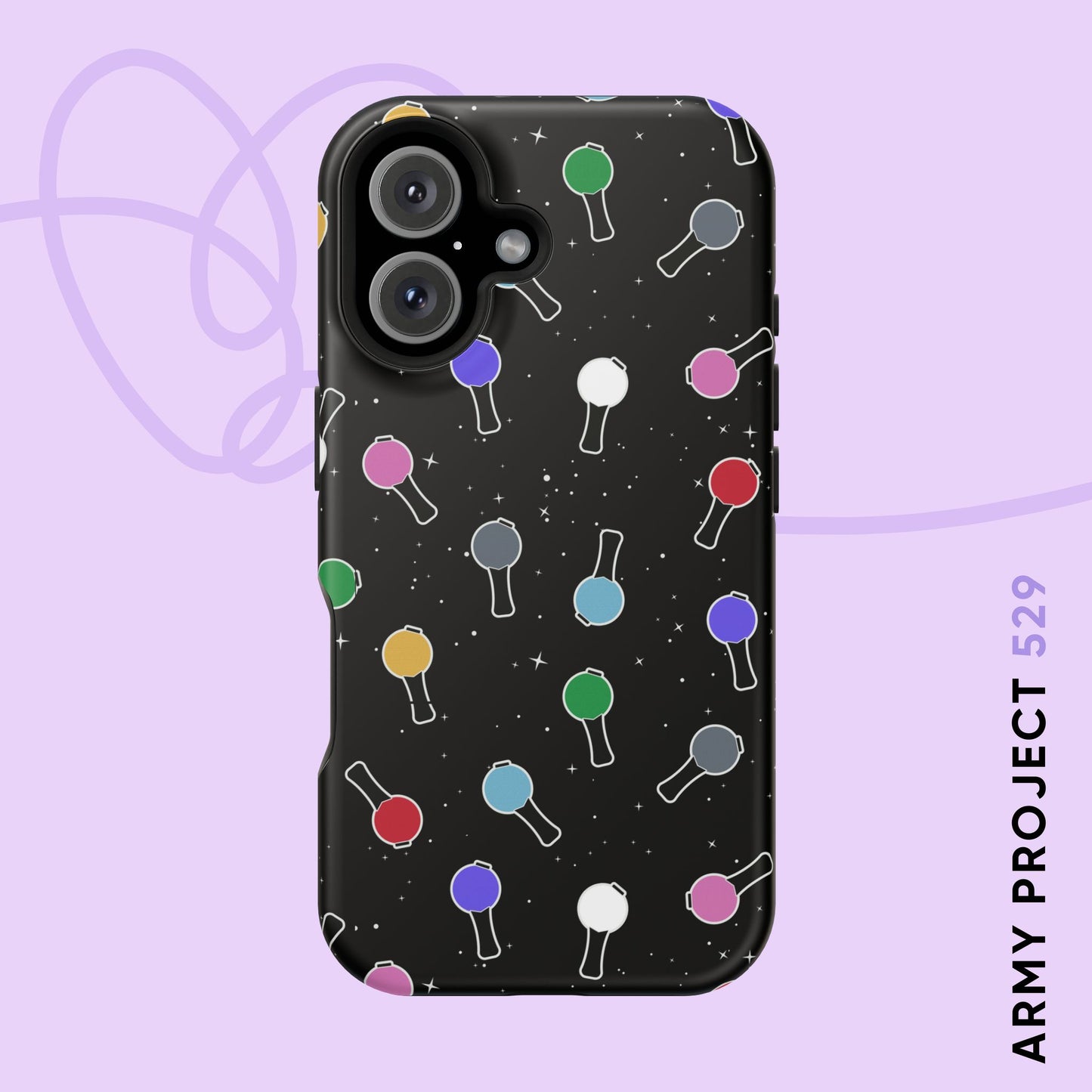 Ma City Map Lightstick Magnetic Tough Phone Case