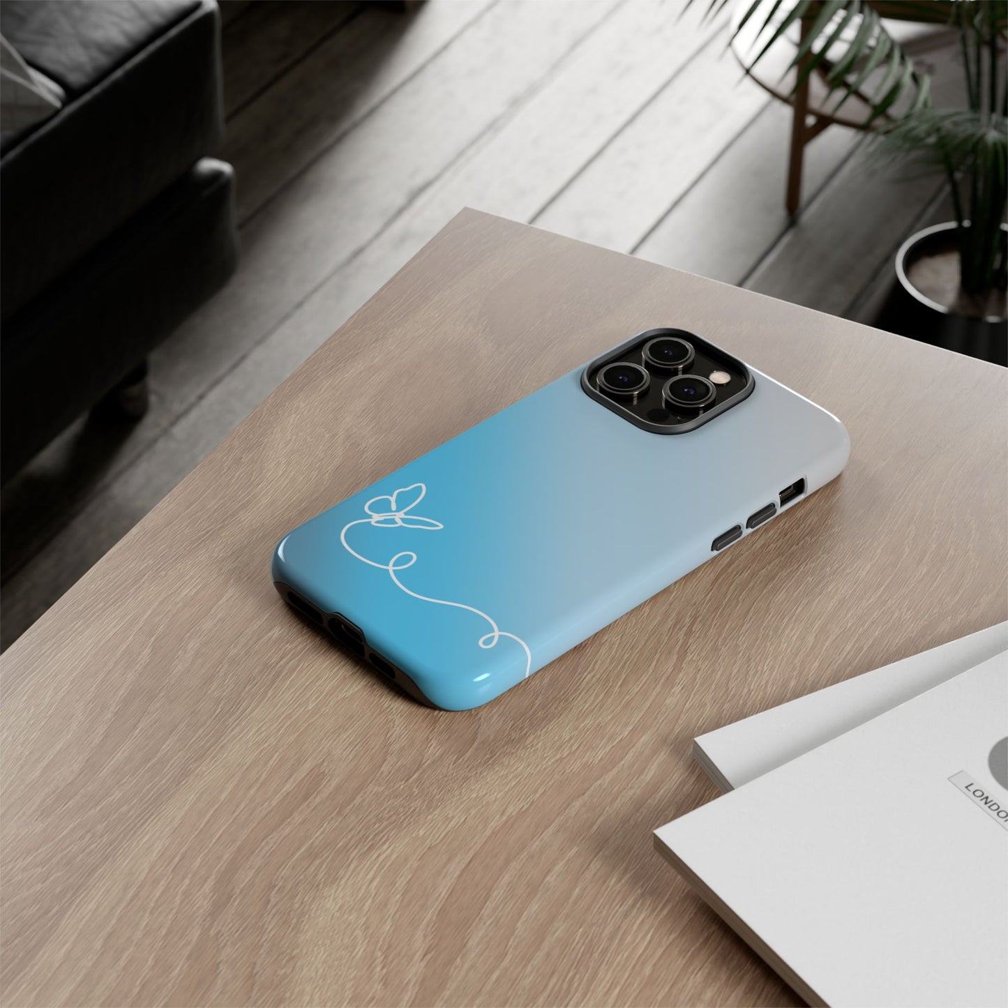 Clear Sunrise Ombre Tough Phone Case