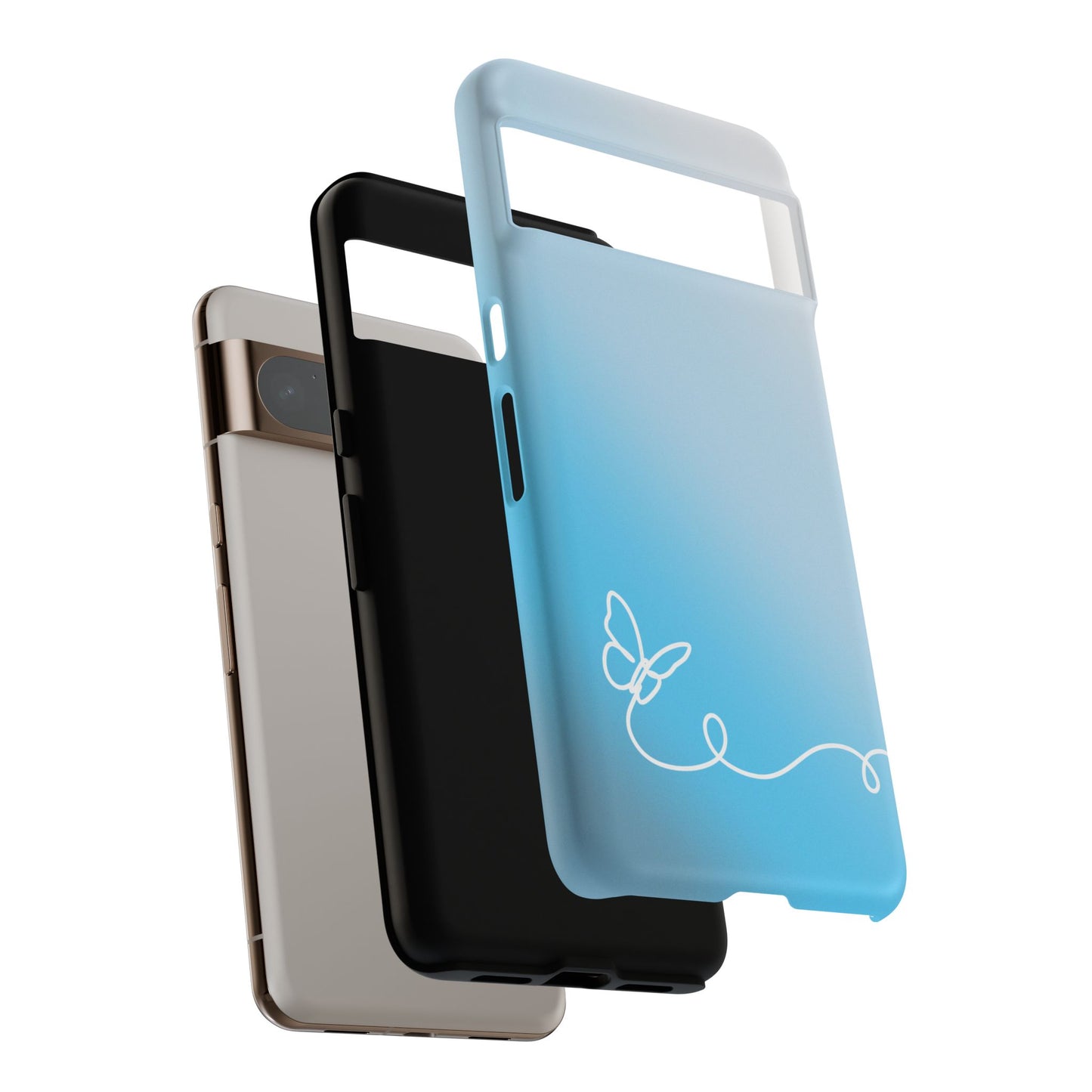 Clear Sunrise Ombre Tough Phone Case