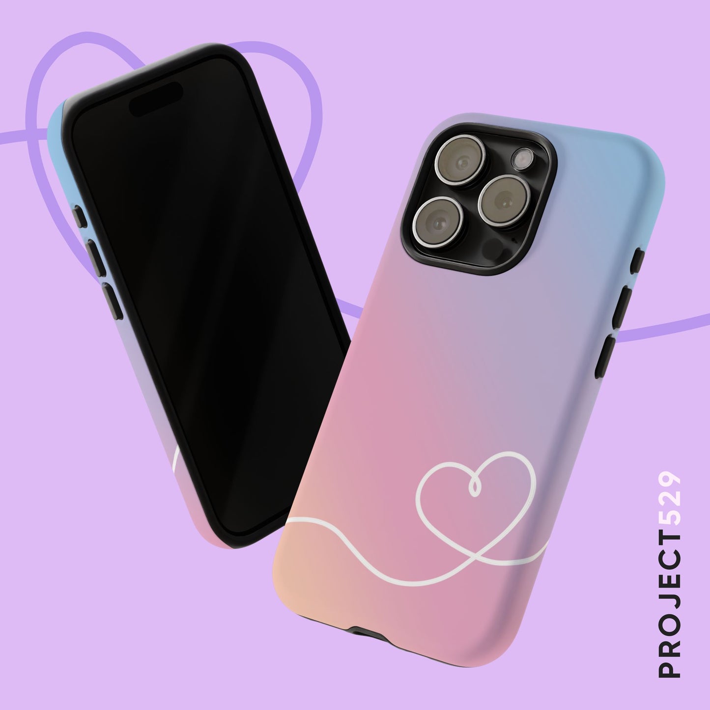 Soft Sunset Ombre Tough Phone Case