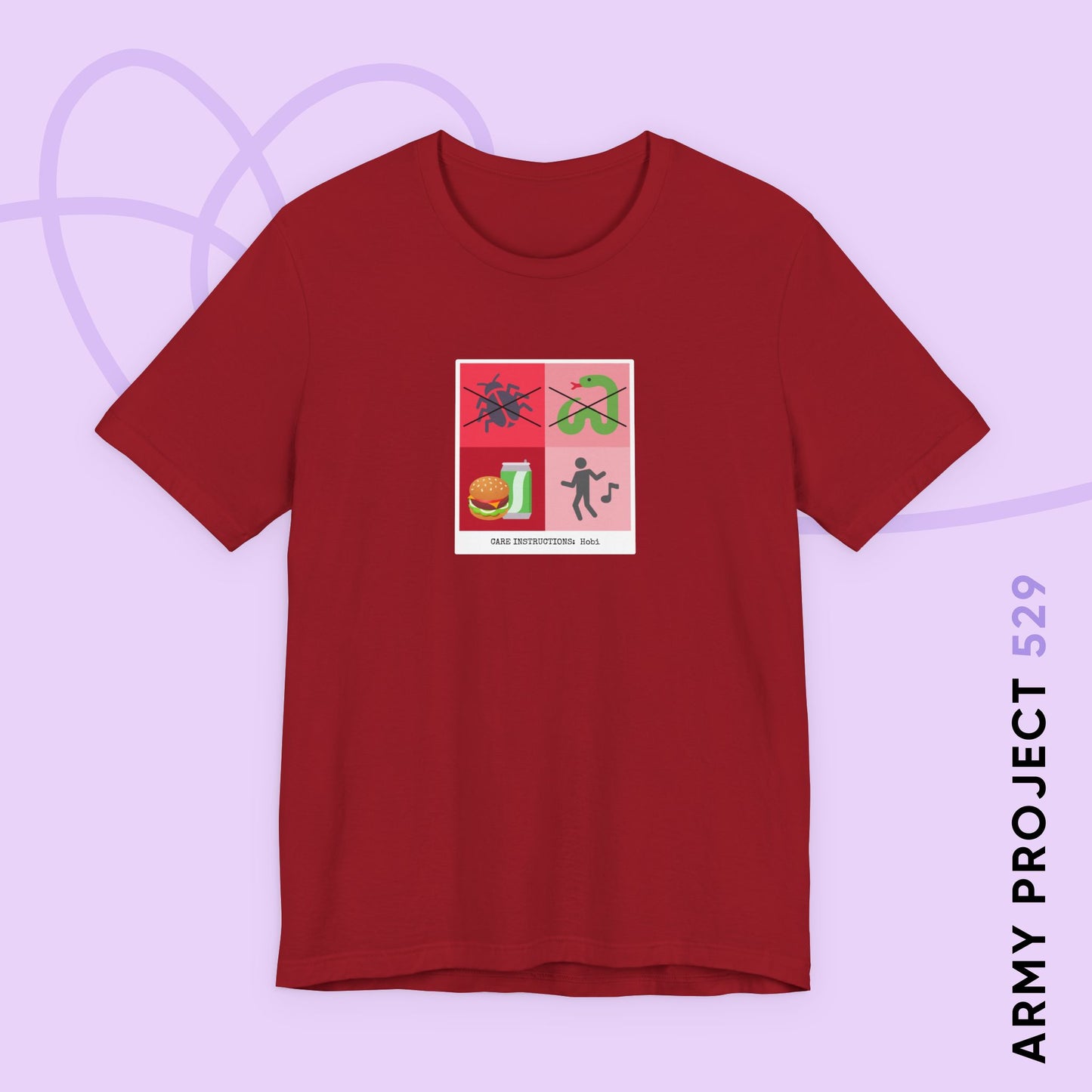 Hobi Care Instructions Unisex Jersey Short Sleeve Tee