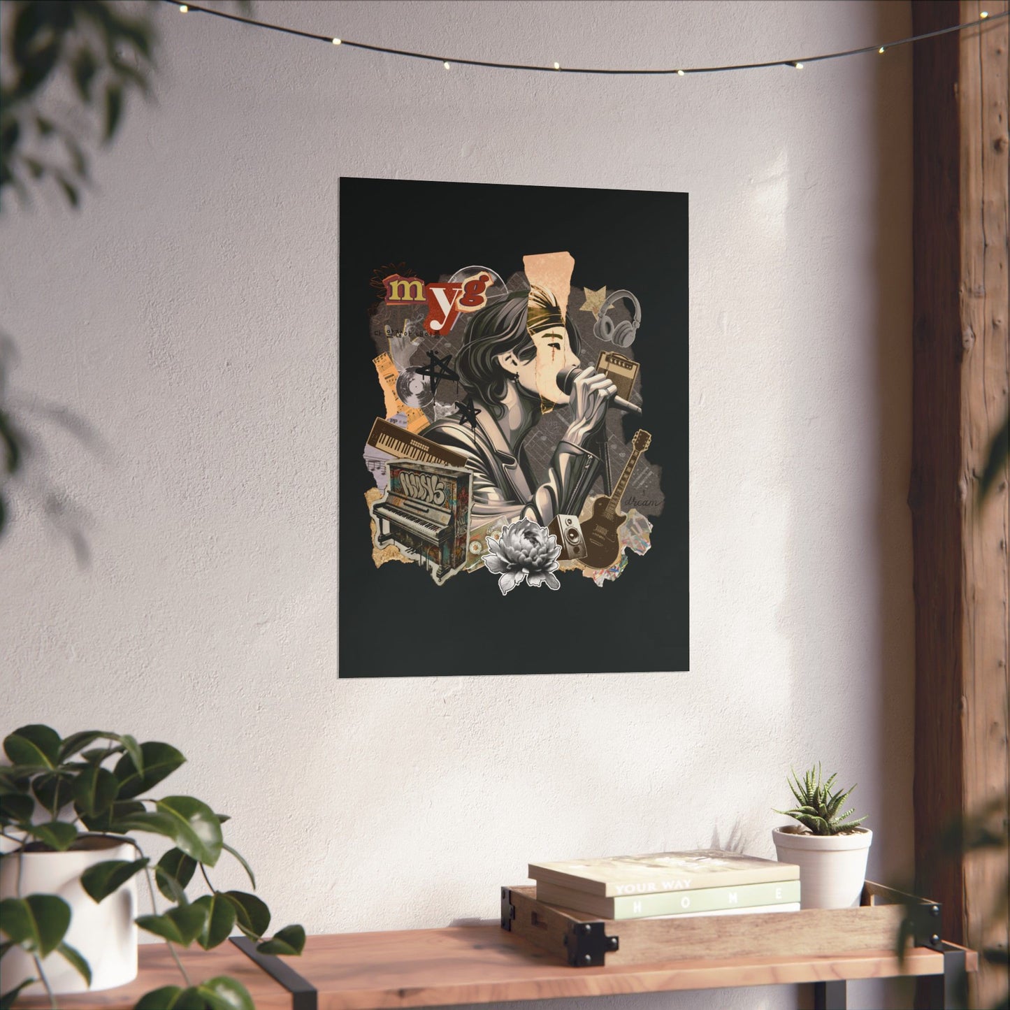 Yoongi 2010s Retro Series Matte Poster