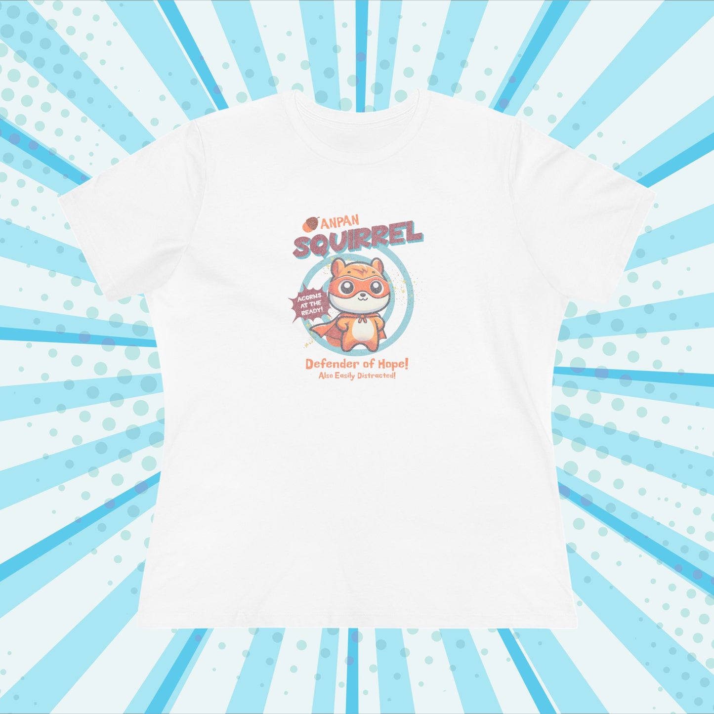 Anpansquirrel Women's Relaxed Jersey Short Sleeve Tee