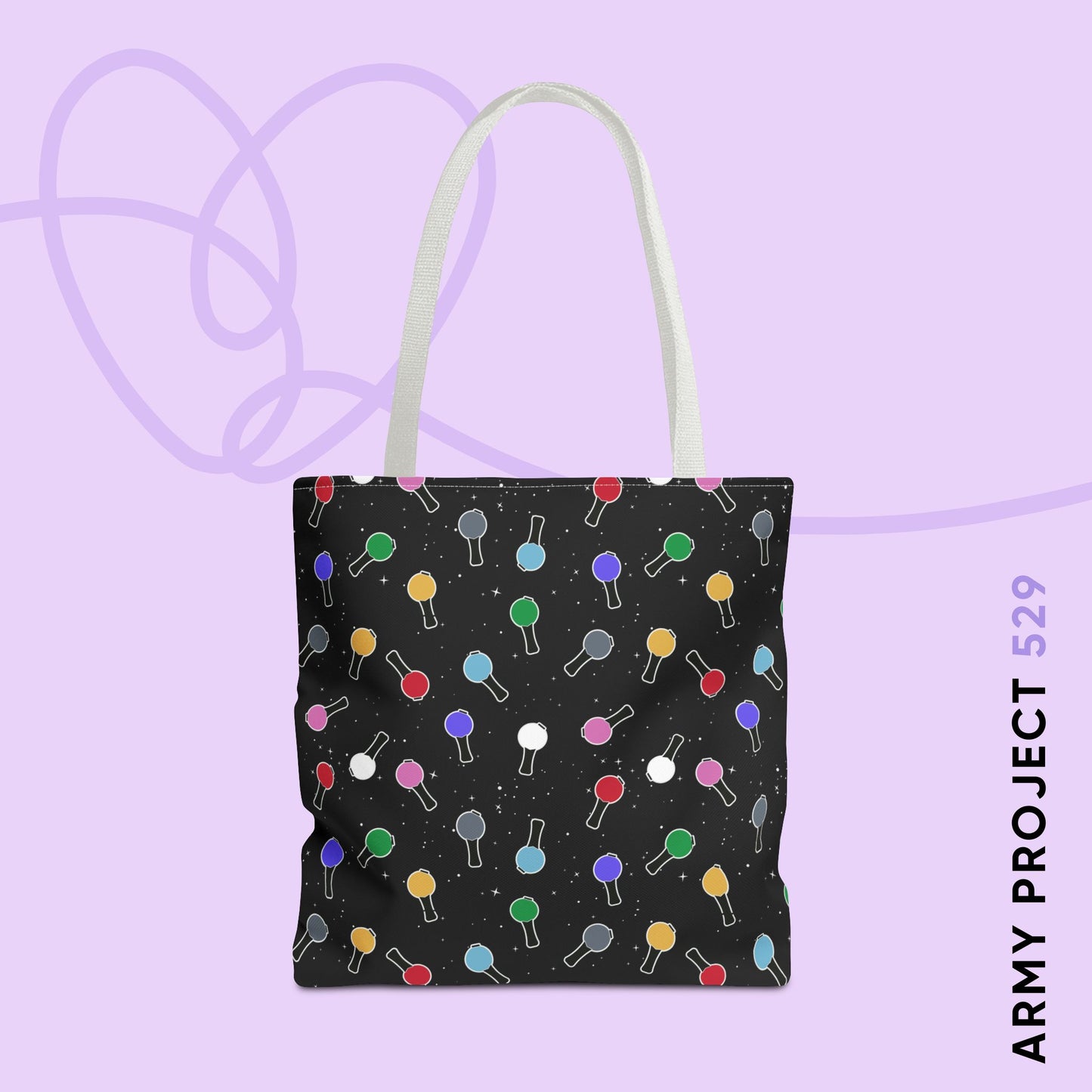 Ma City Map Lightstick Tote Bag