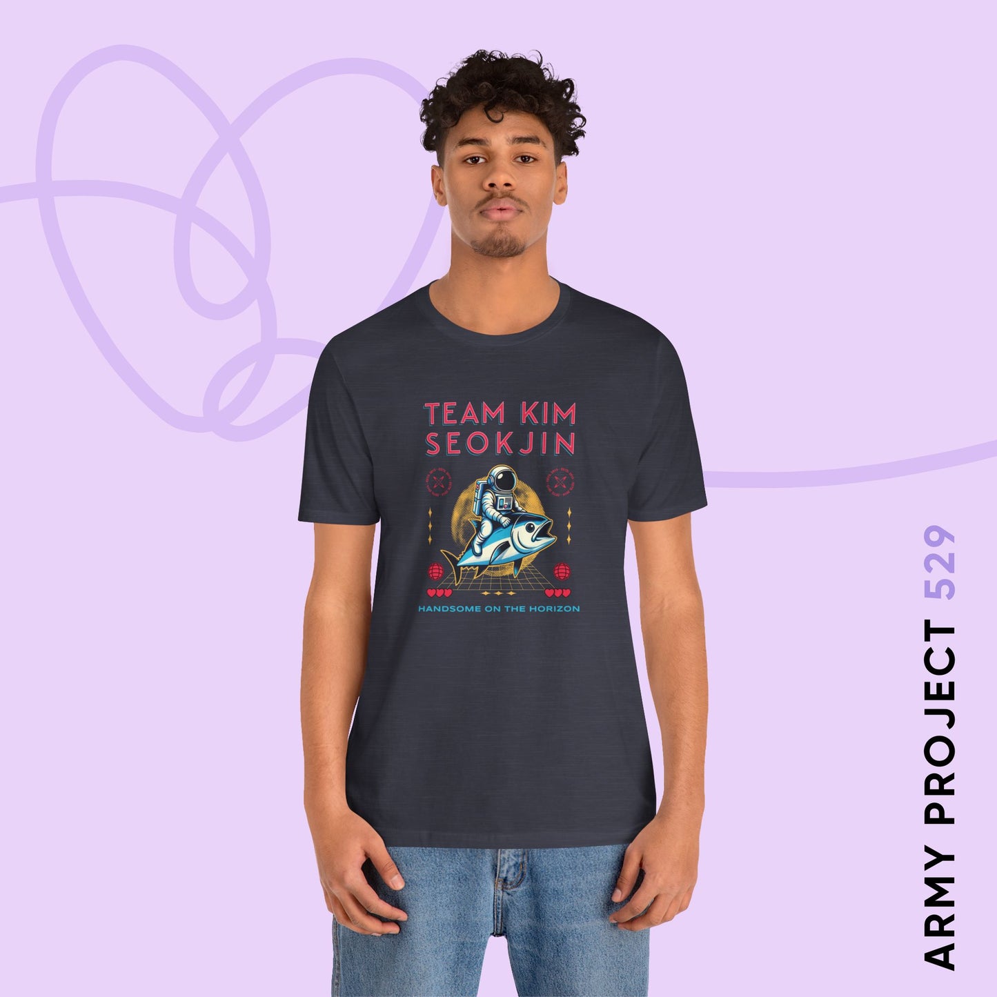 Team Kim Seokjin Unisex Jersey Short Sleeve Tee