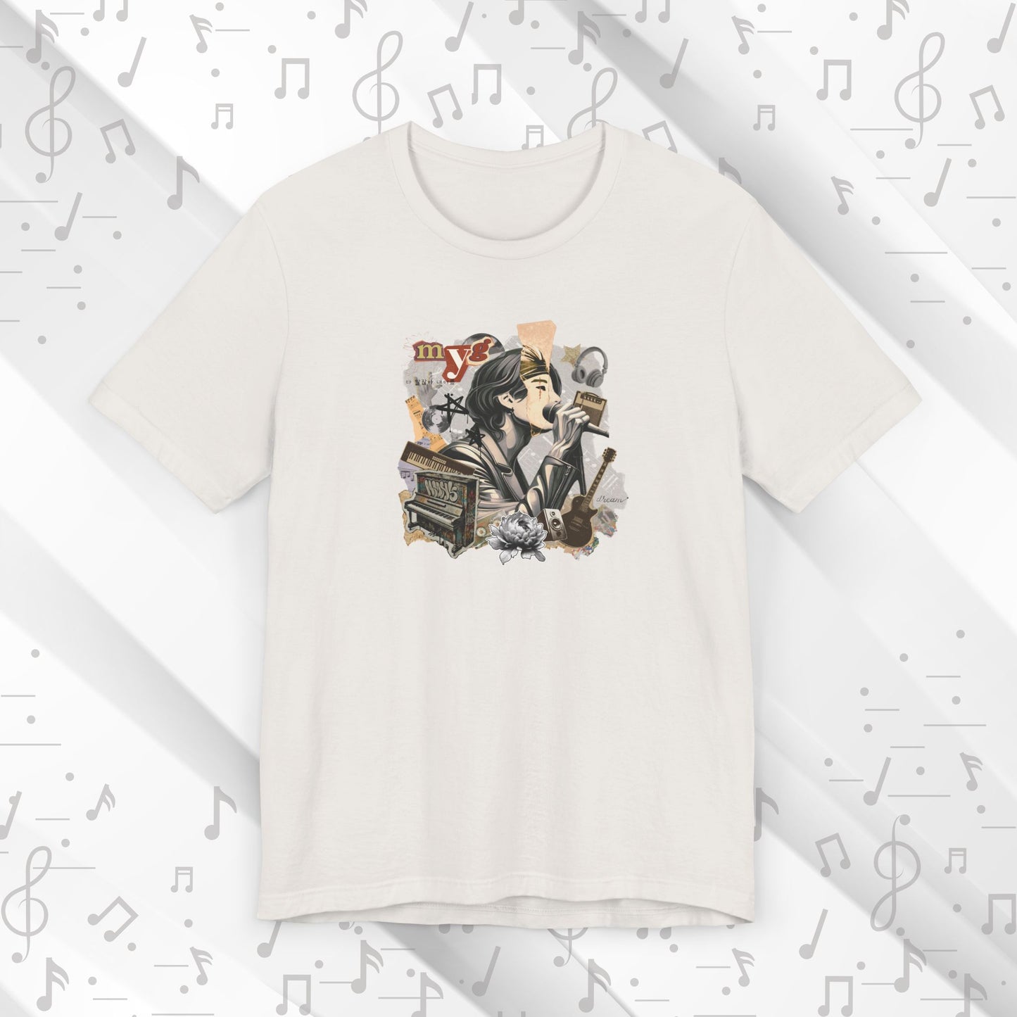 Yoongi Retro 2010s Unisex Jersey Short Sleeve Tee