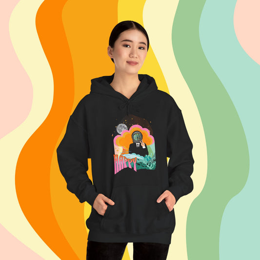Jin Hoodie - Fanmade BTS Retro Series - 60s Mod Aesthetic - Cozy Unisex Sweatshirt