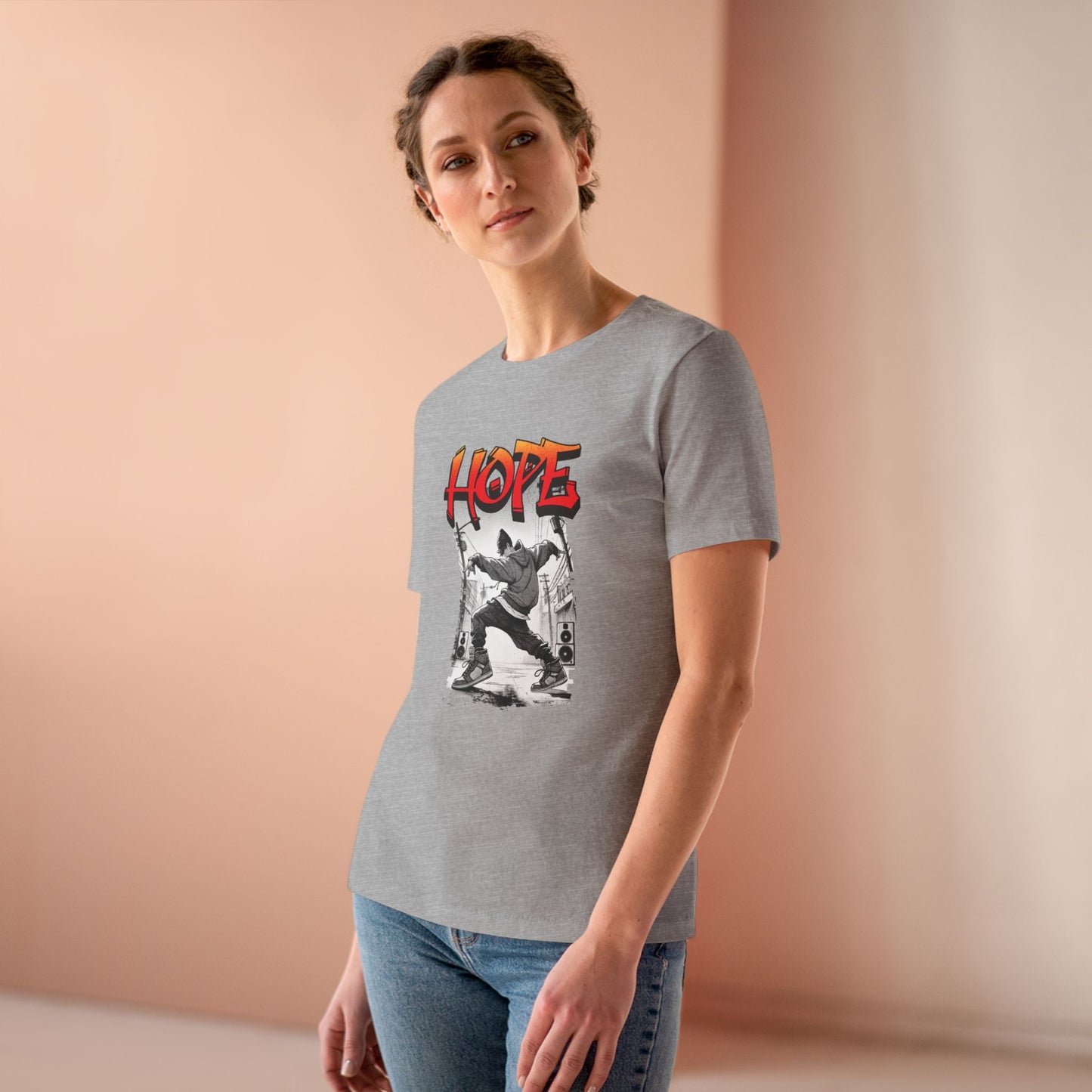 Hobi Concert Women's Tee - HOTS with Hope - Fanmade BTS Merch - Soft Jersey T-Shirt