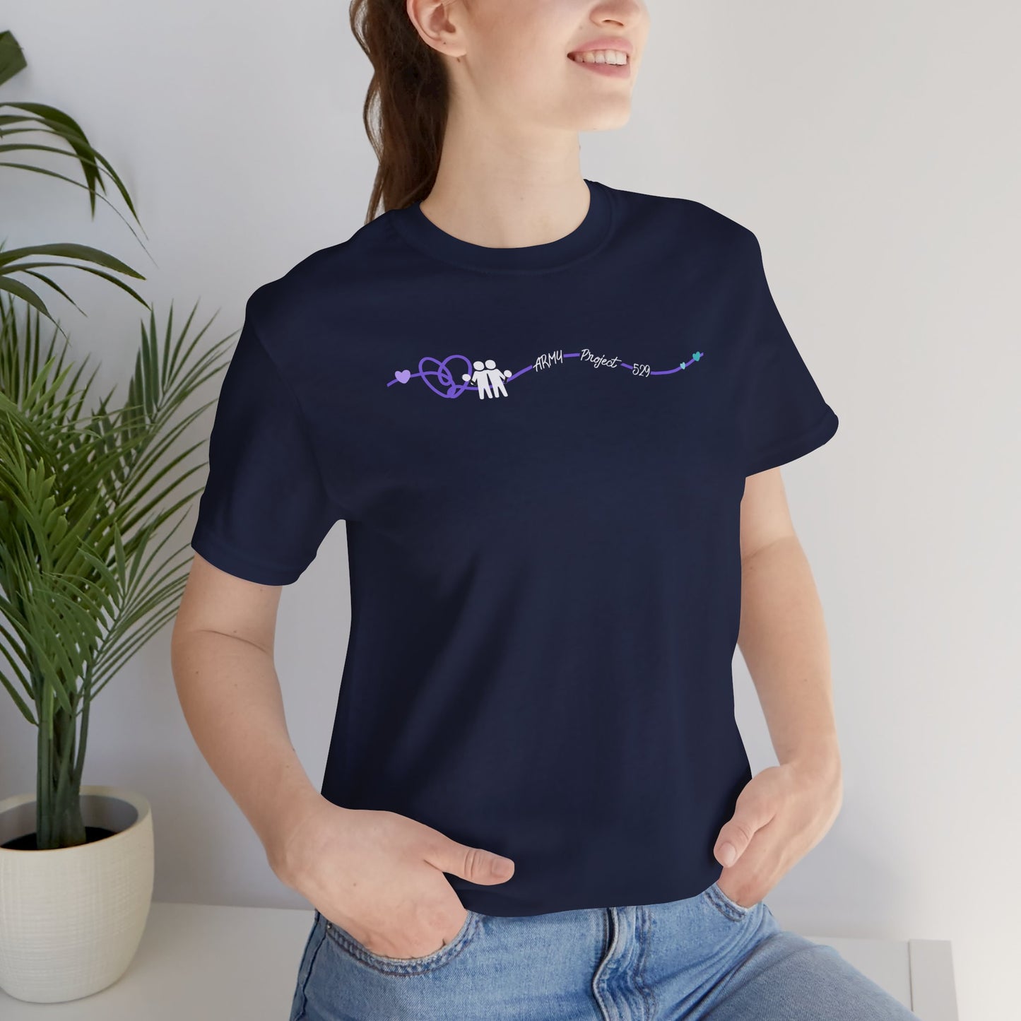 AP529 Heartline Logo Unisex Jersey Short Sleeve Tee