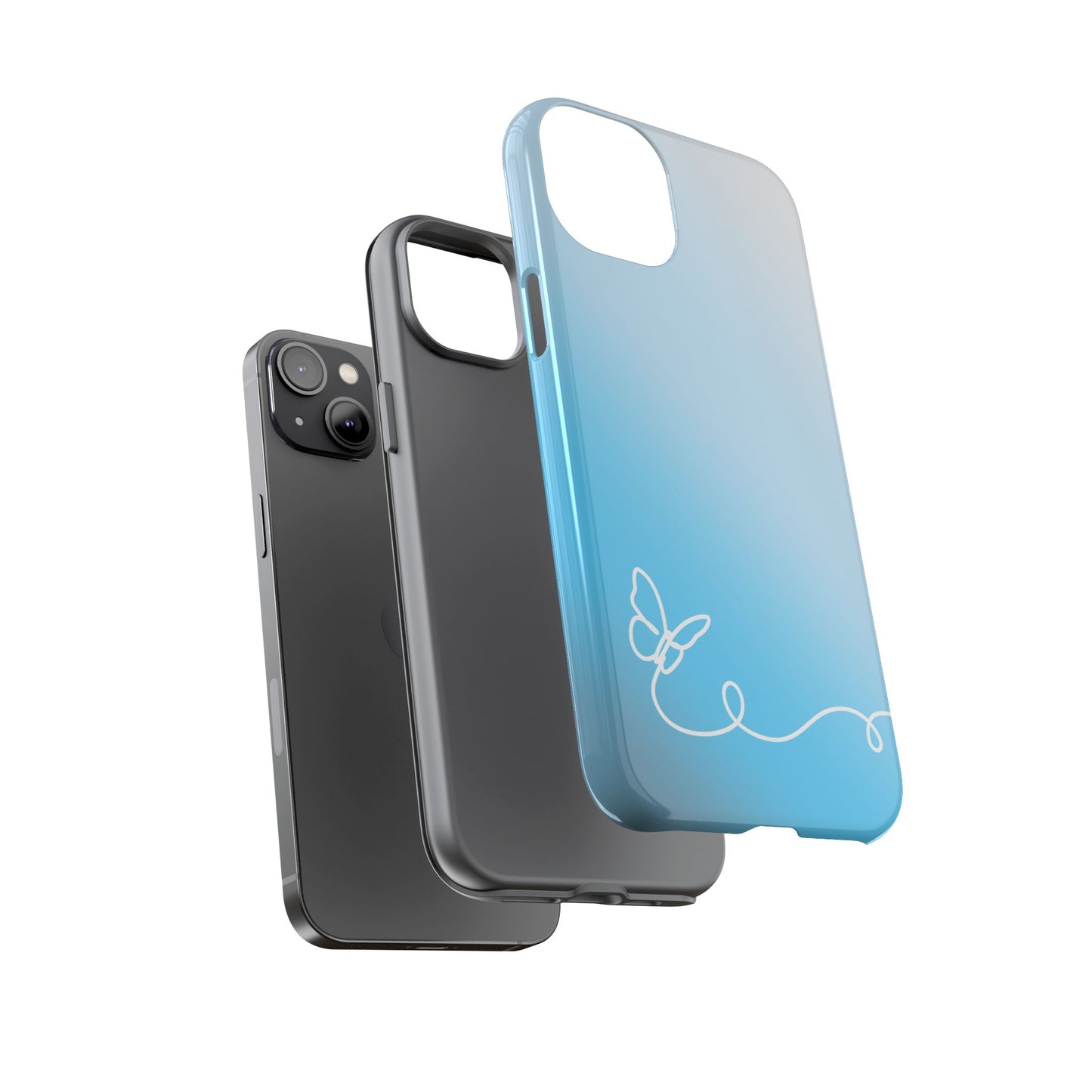 Clear Sunrise Ombre Tough Phone Case