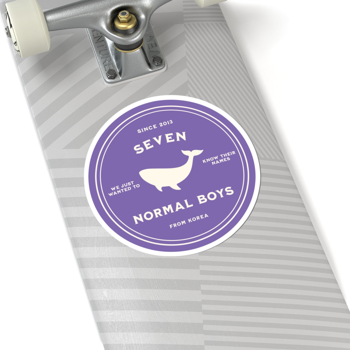Seven Normal Boys Badge Series Vinyl Sticker