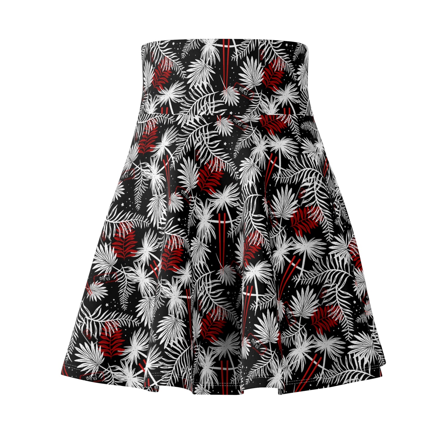 Tropical Chopsticks Skater Skirt