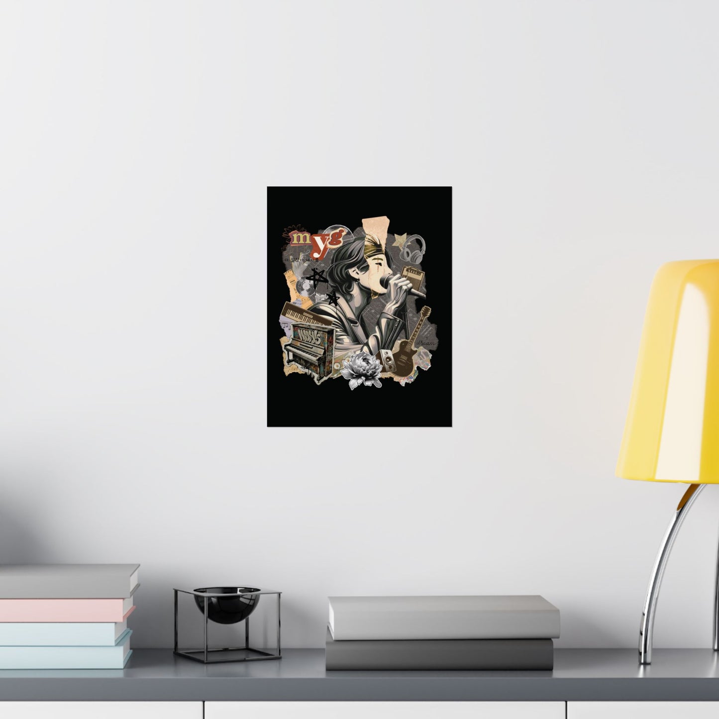 Yoongi 2010s Retro Series Matte Poster
