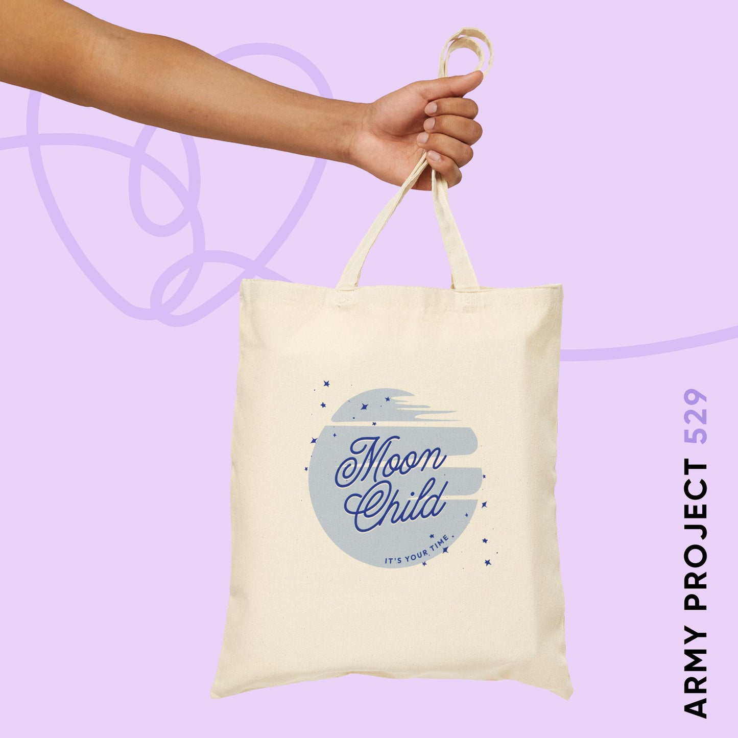 Moonchild Cotton Canvas Tote Bag