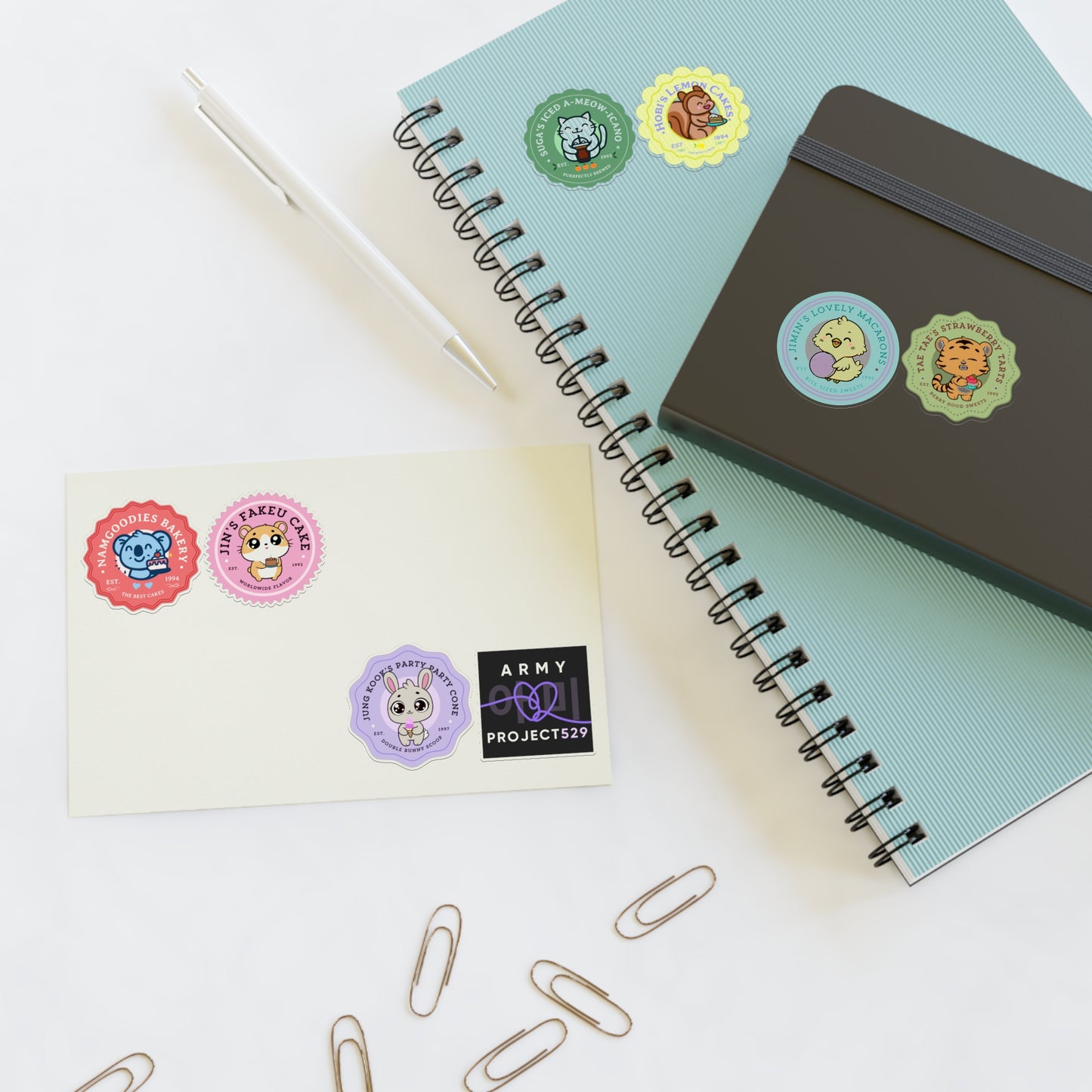 Bakery Series Vinyl Sticker Sheet
