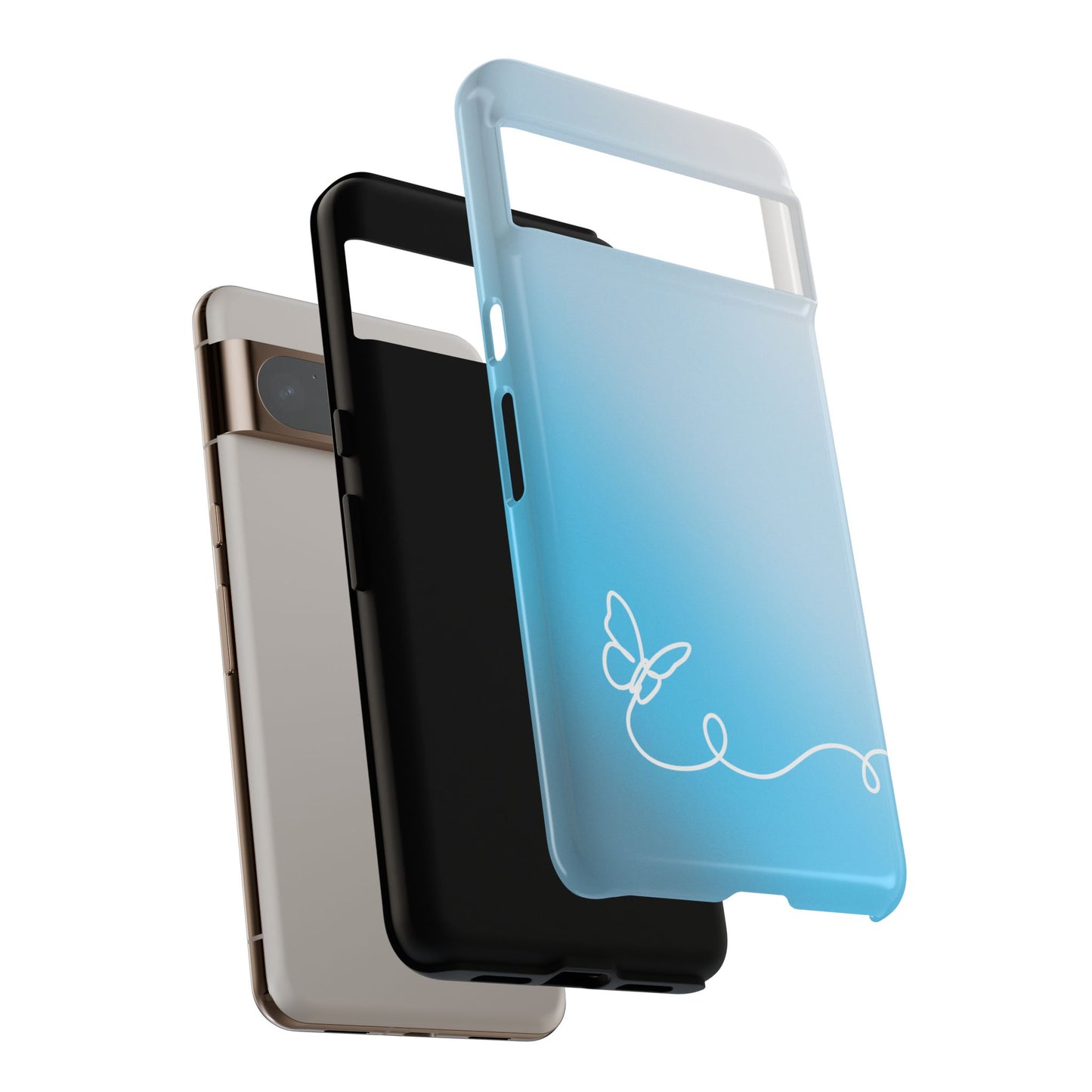 Clear Sunrise Ombre Tough Phone Case