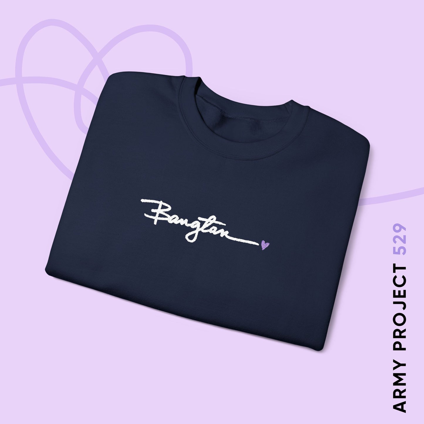 Handwritten Bangtan Unisex Heavy Blend™ Crewneck Sweatshirt
