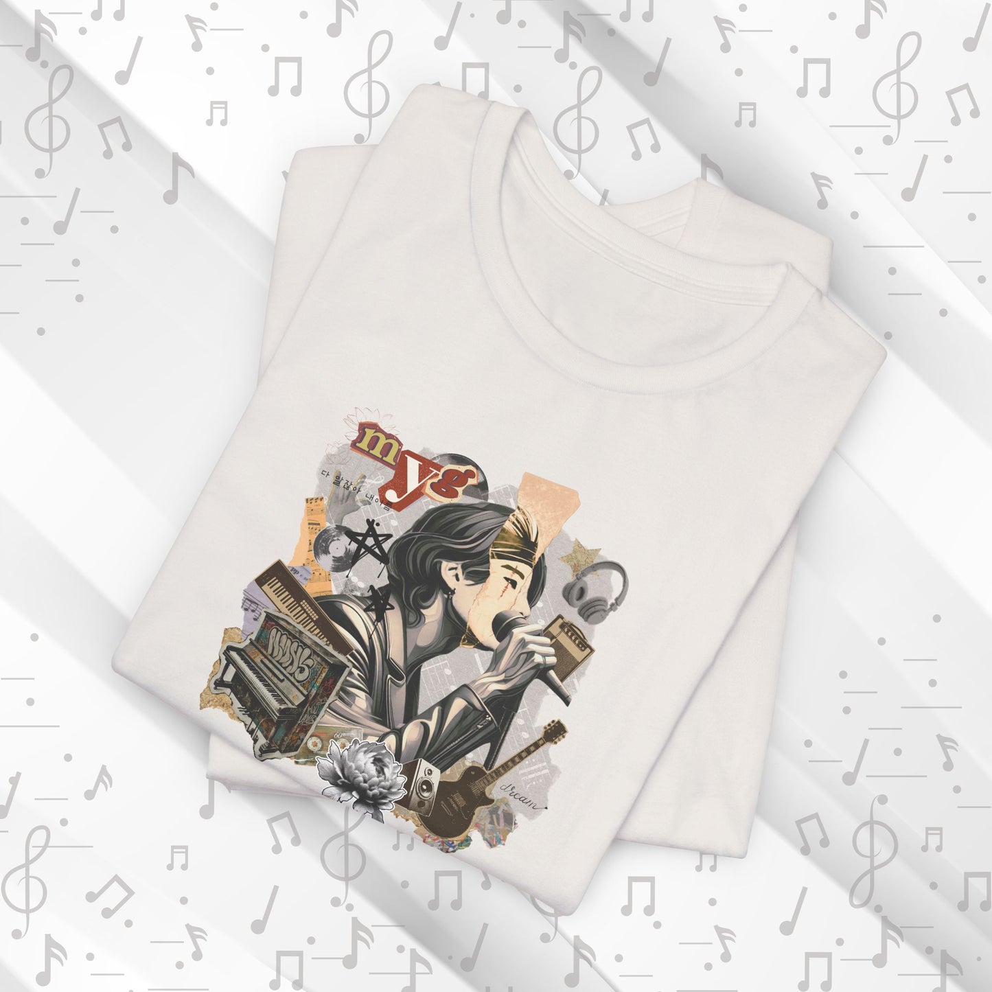 Yoongi Retro 2010s Unisex Jersey Short Sleeve Tee