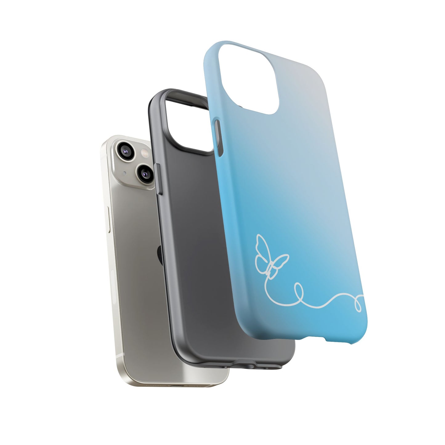 Clear Sunrise Ombre Tough Phone Case