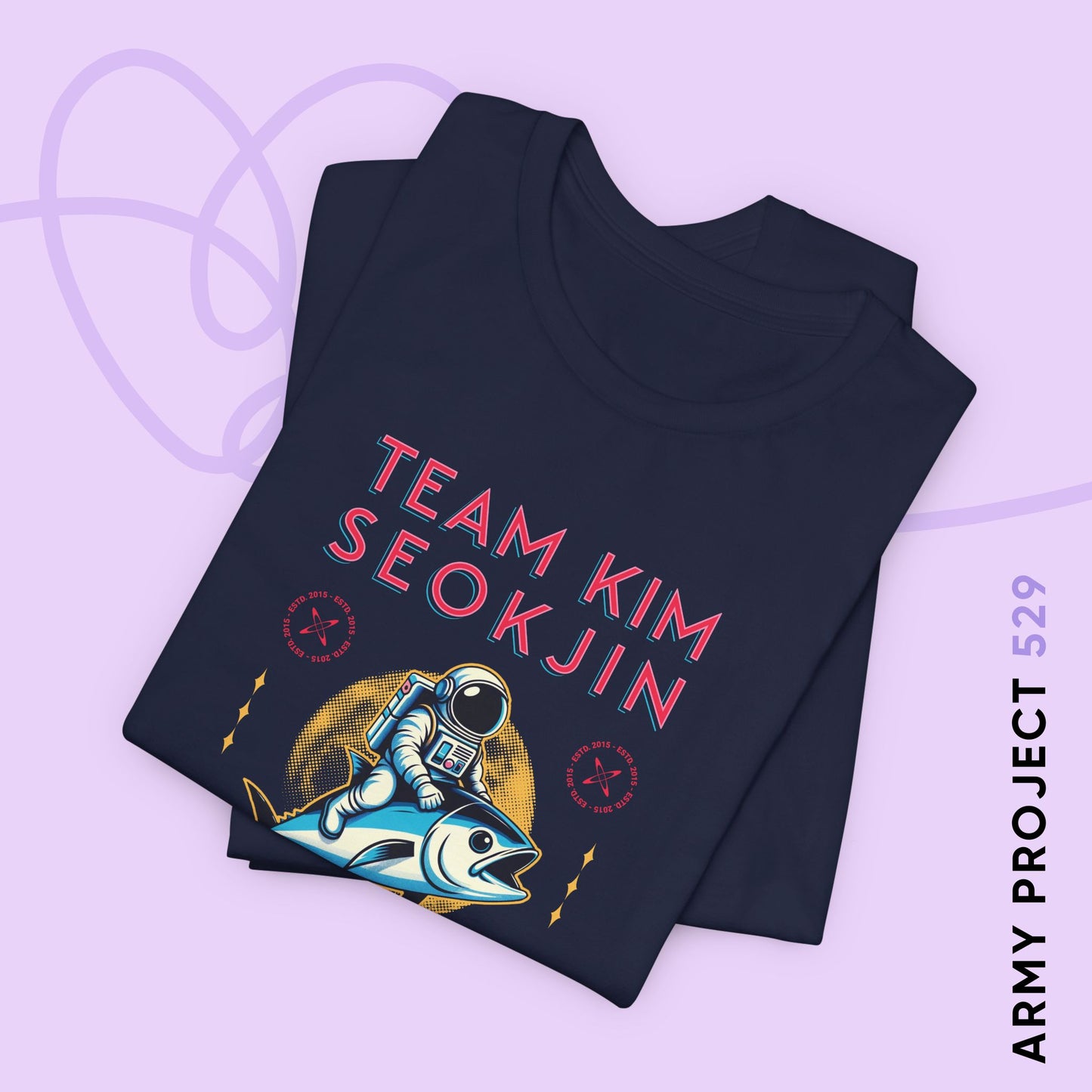 Team Kim Seokjin Unisex Jersey Short Sleeve Tee