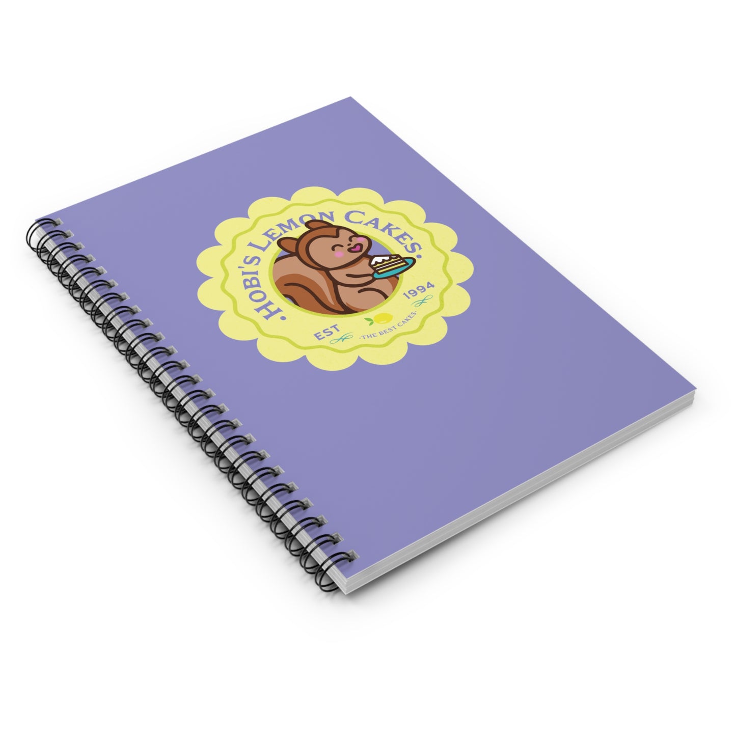 Hobi Lemon Cakes Bakery Series Spiral Notebook