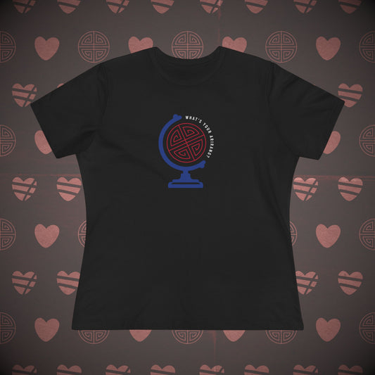 OT7 Women's Tee - What's Your Arirang? Globe and Cities - Soft Jersey T-Shirt