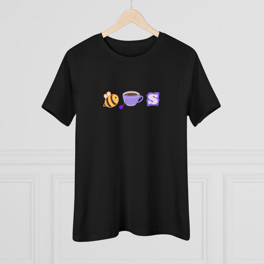 OT7 Women's Tee - Bee Tea Ess - Fanmade BTS Merch - Soft Jersey T-Shirt