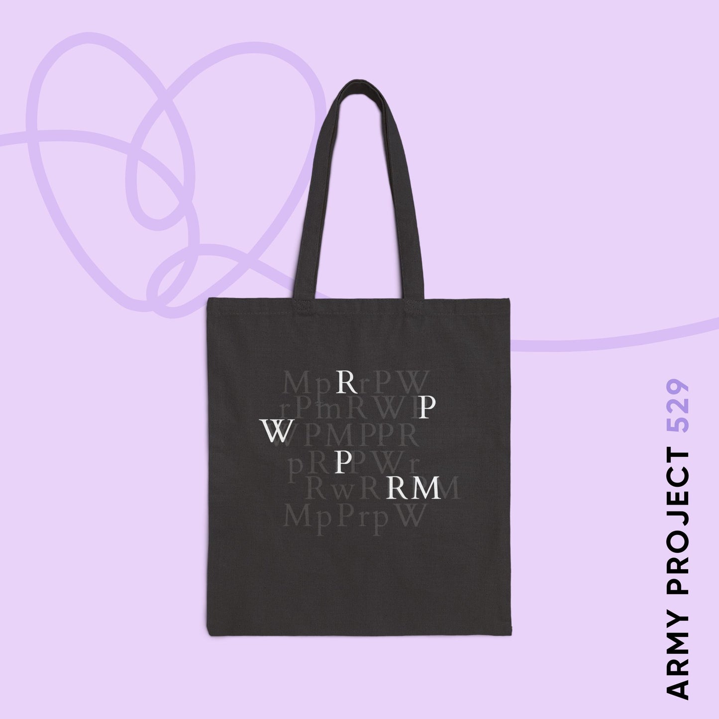 Namjoon Lost in the Page Cotton Canvas Tote Bag