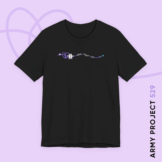 AP529 Heartline Short Sleeve Shirt - ARMY Merch - Unisex Jersey T-Shirt