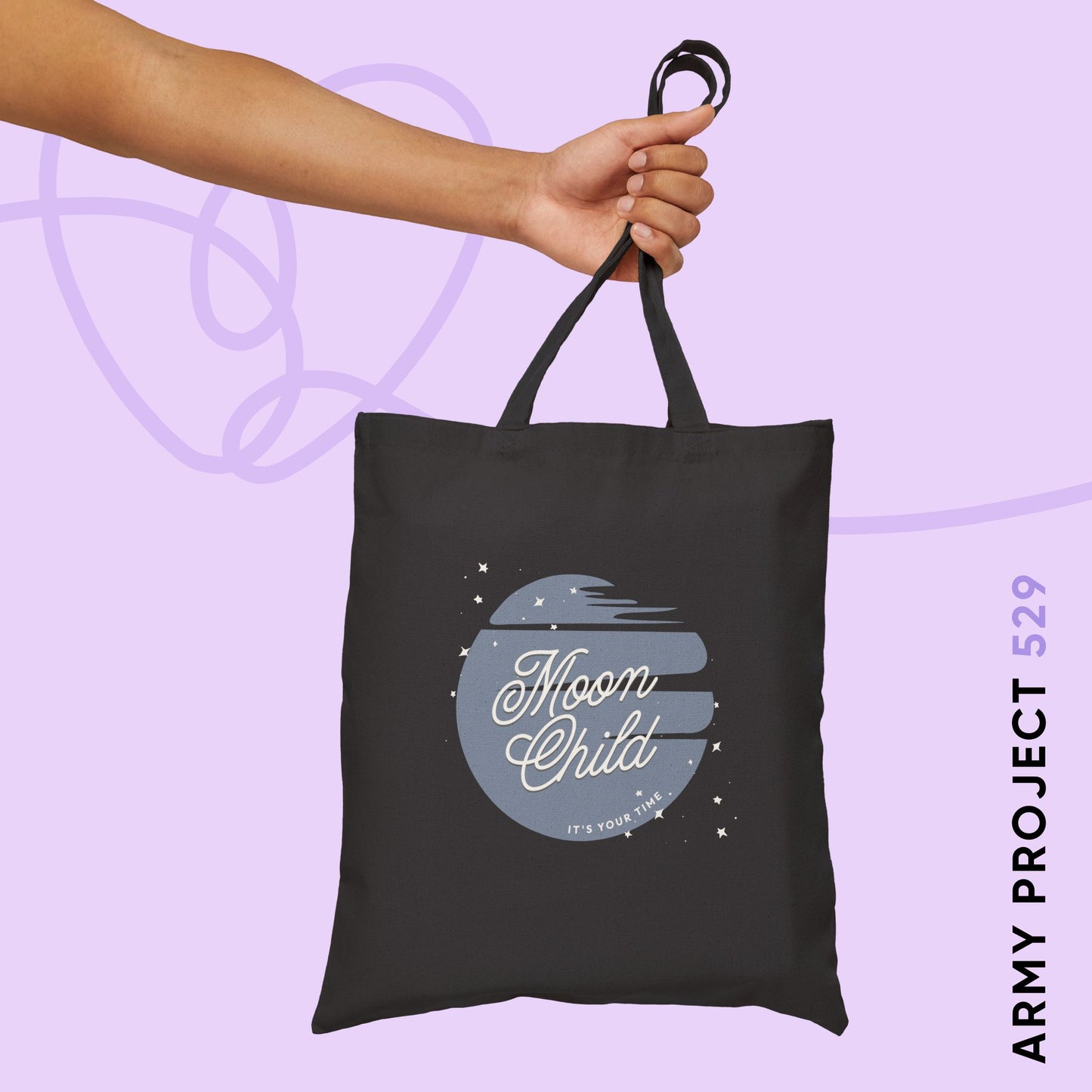 Moonchild Cotton Canvas Tote Bag