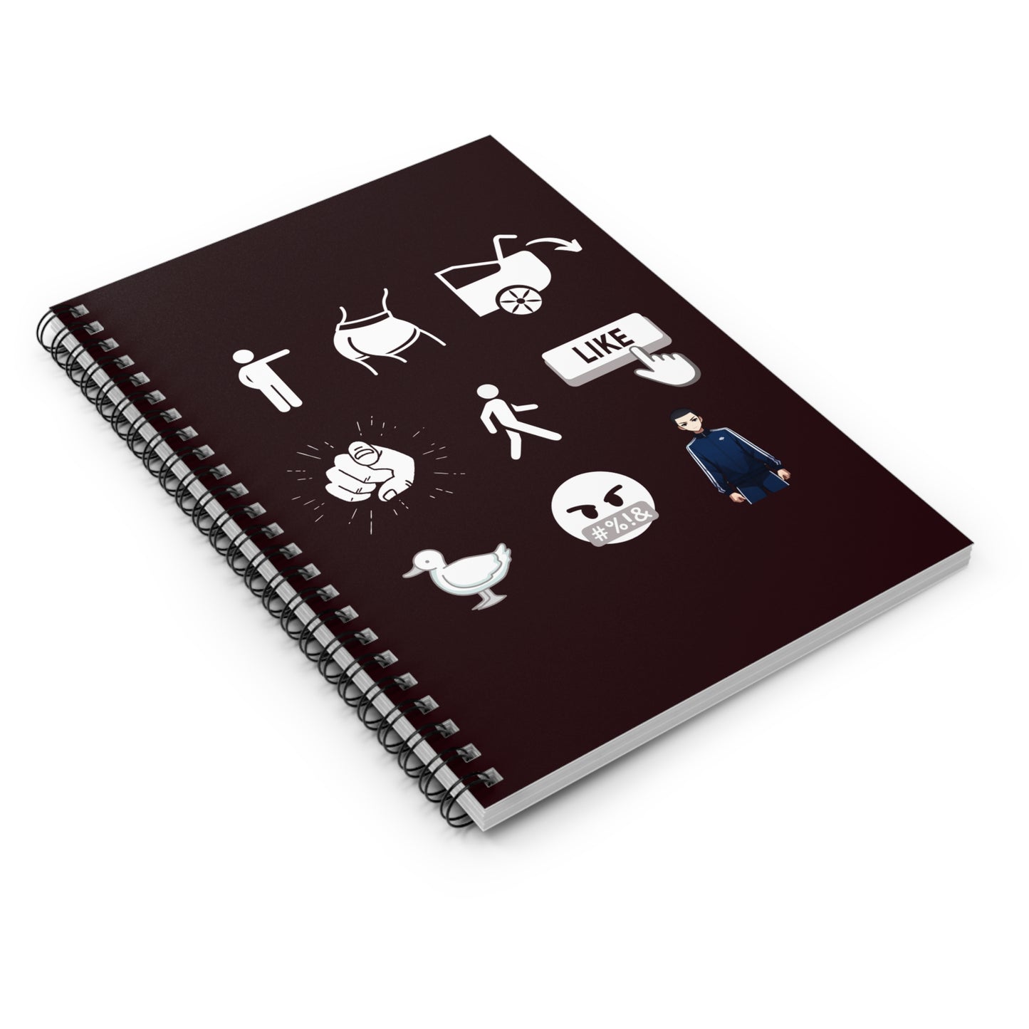 Walking Like a Duck Spiral Notebook
