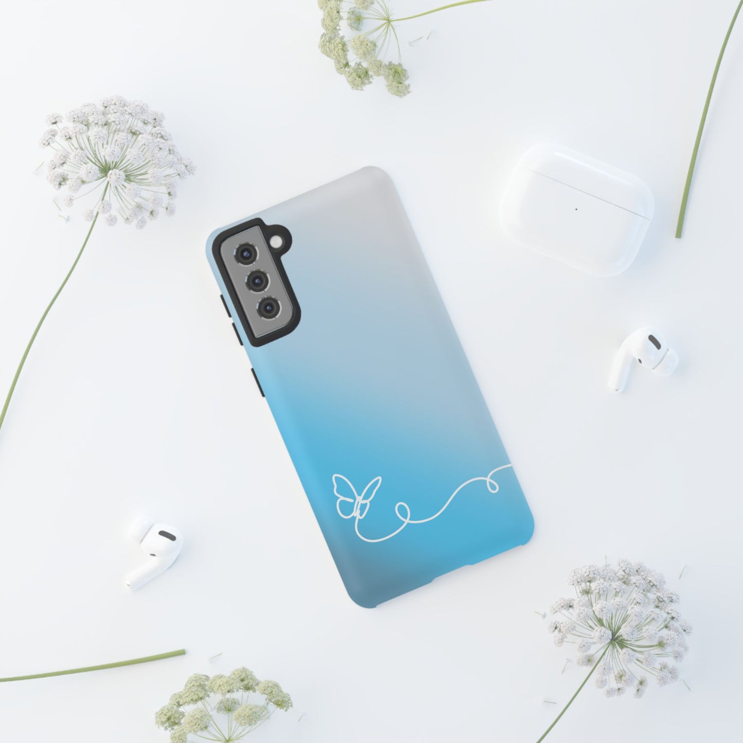 Clear Sunrise Ombre Tough Phone Case