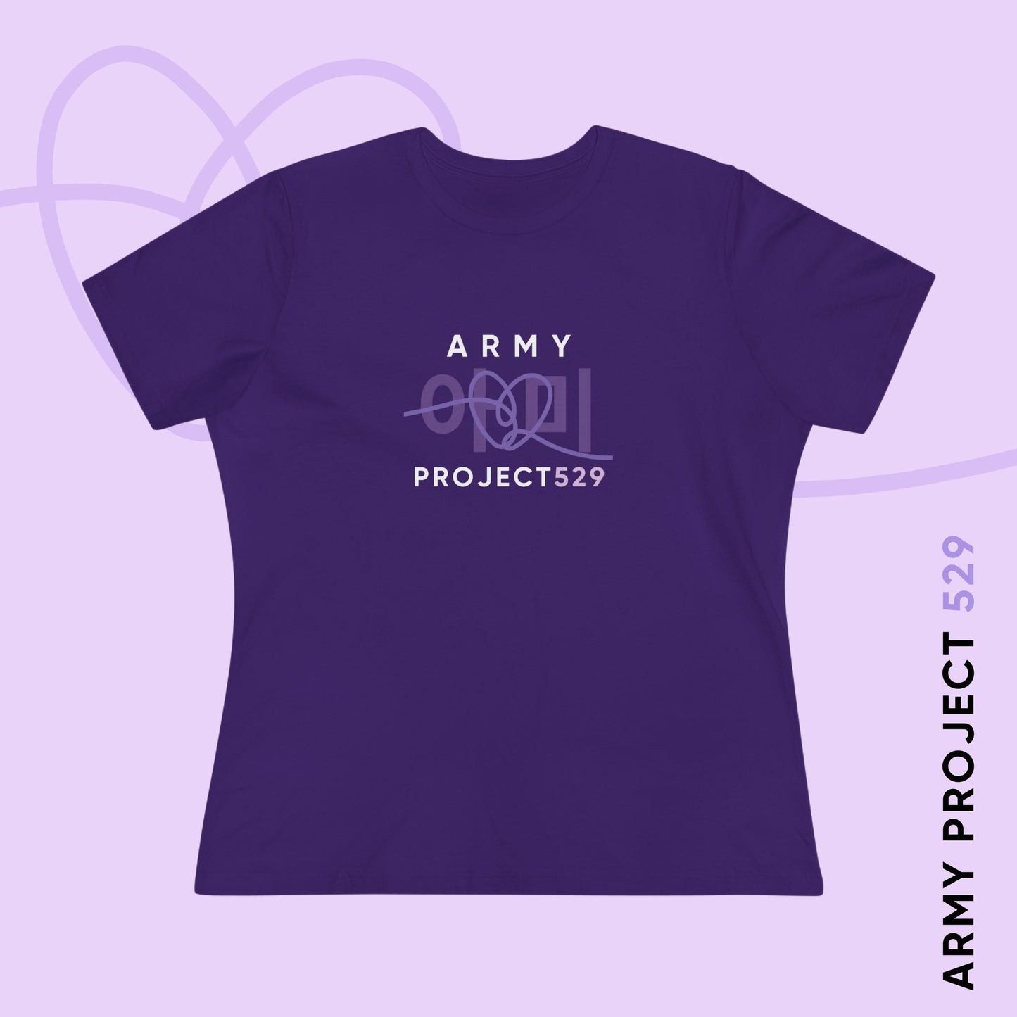 ARMY Project 529 Women's Relaxed Jersey Short Sleeve Tee
