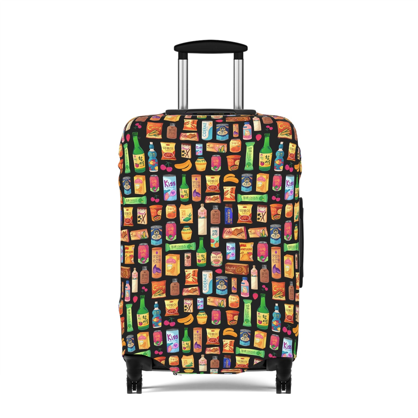 Bright & Bold Korean Snacks Luggage Cover