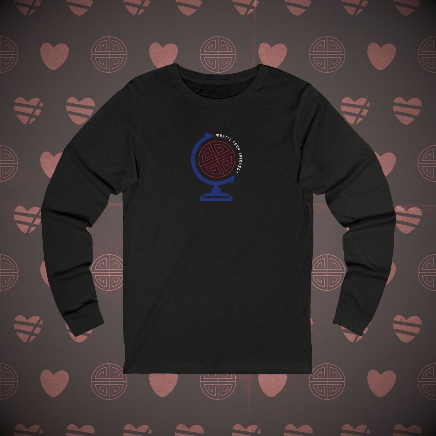 OT7 Long Sleeve Shirt - What's Your Arirang? Globe and Cities - Soft Unisex T-Shirt