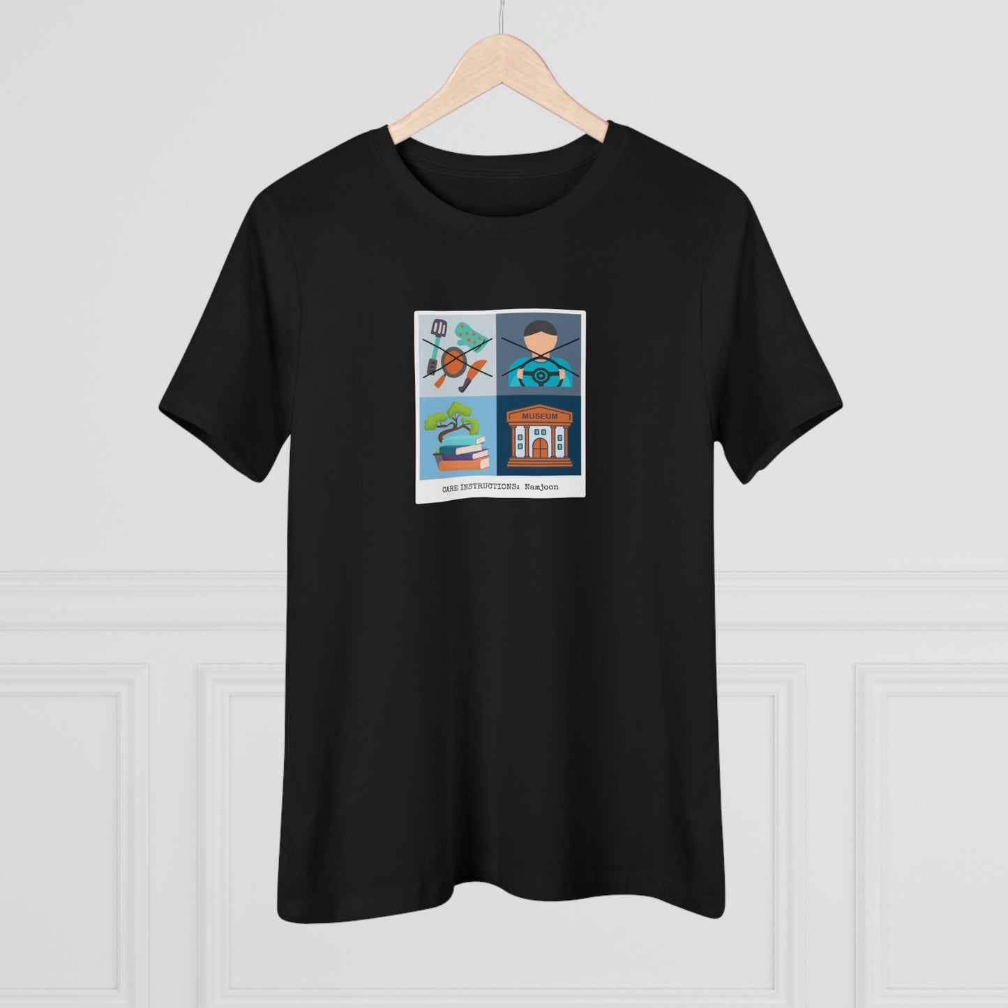 Namjoon Care Instructions Women's Relaxed Jersey Short Sleeve Tee