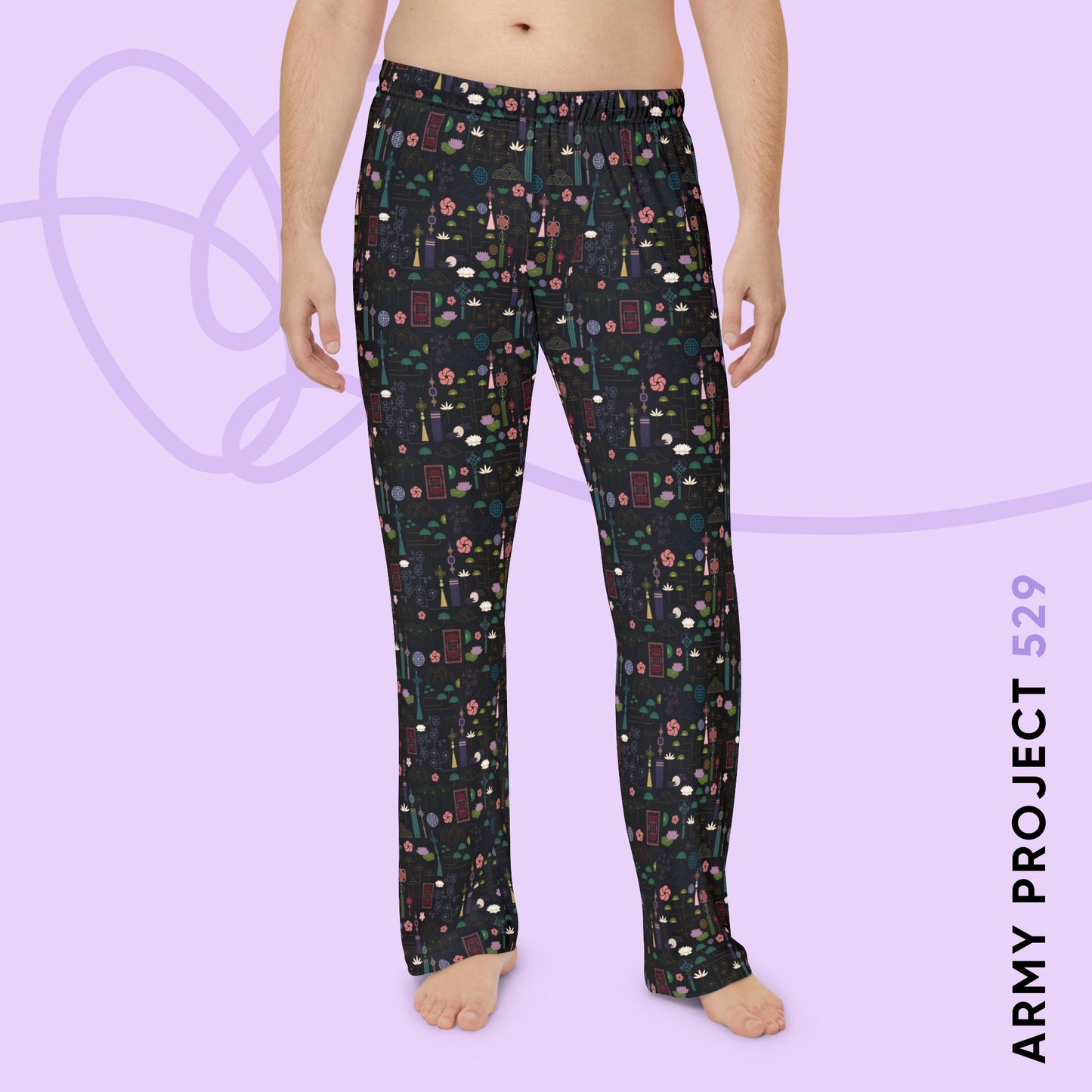 Norigae Night Garden Unisex Pajama Pants