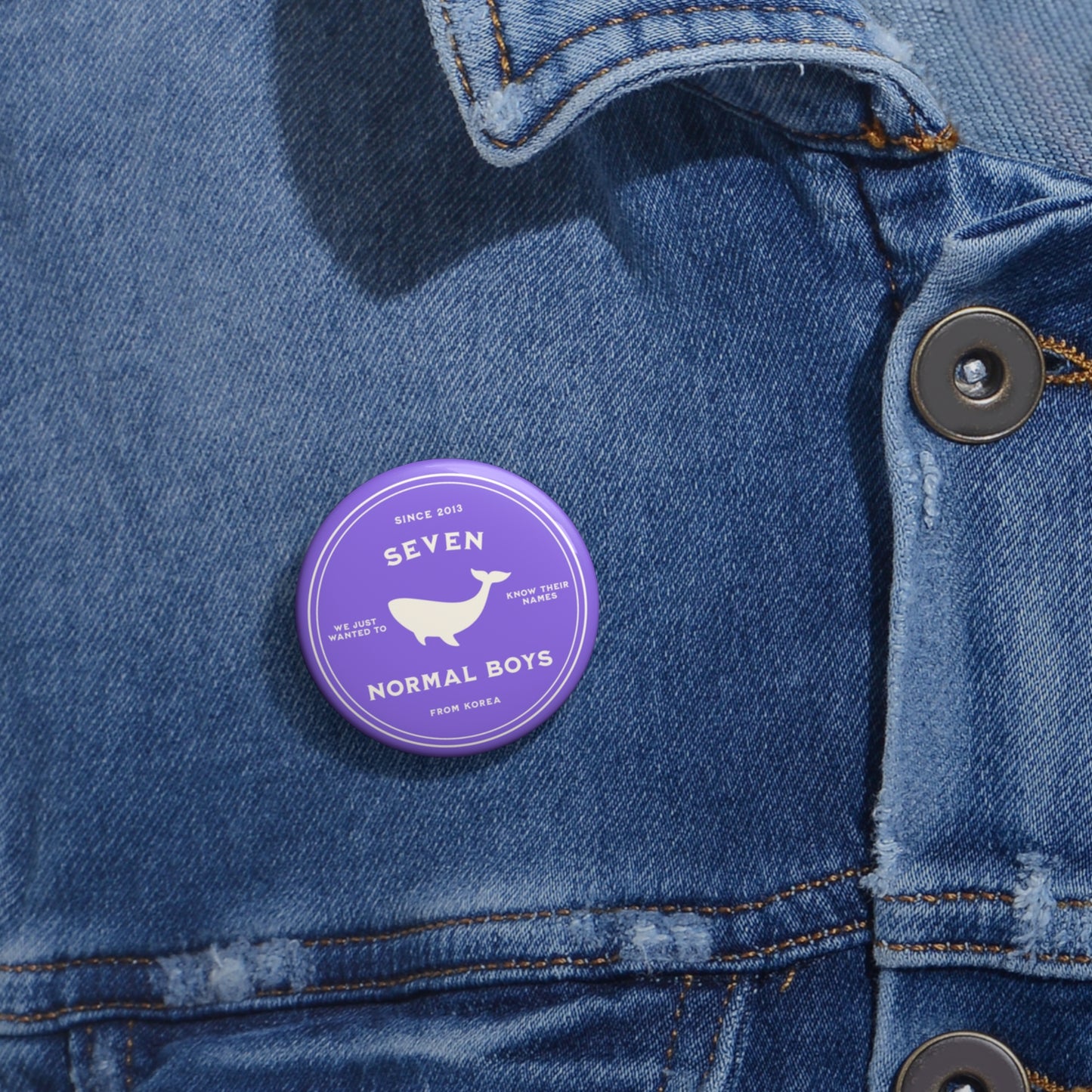 Seven Normal Boys Badge Series Pin Button