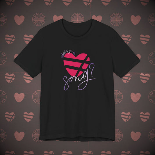 OT7 Short Sleeve Shirt - What's Your Love Song? - Unisex Jersey T-Shirt